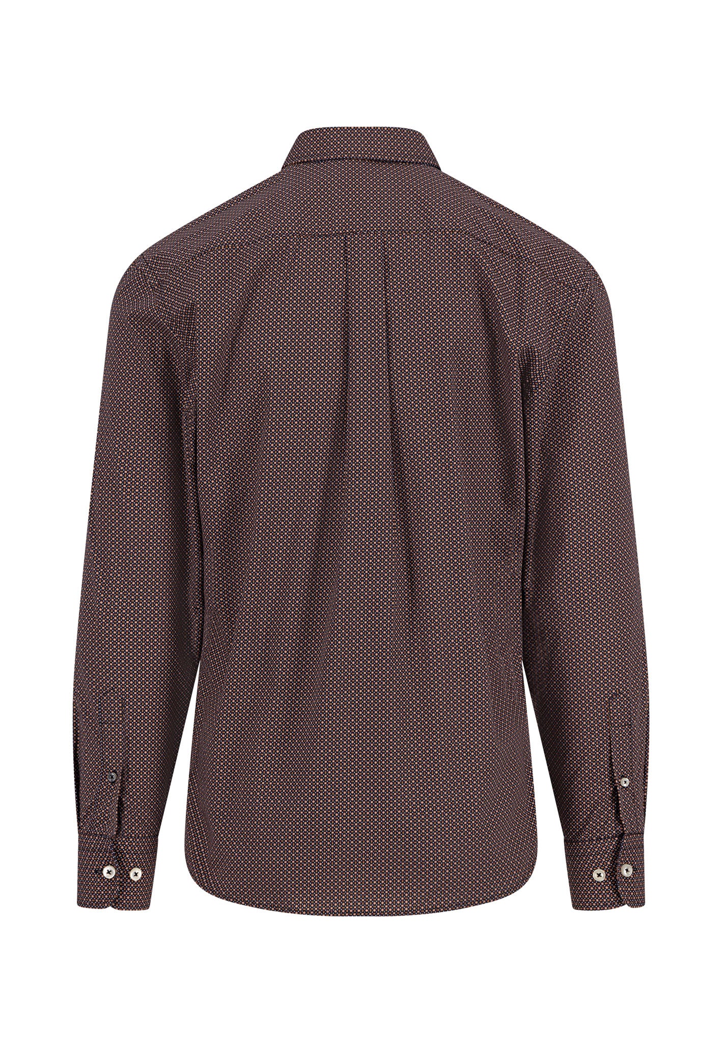 Hemd aus Baumwolle mit Minimal-Print und Button-Down-Kragen - Image 4