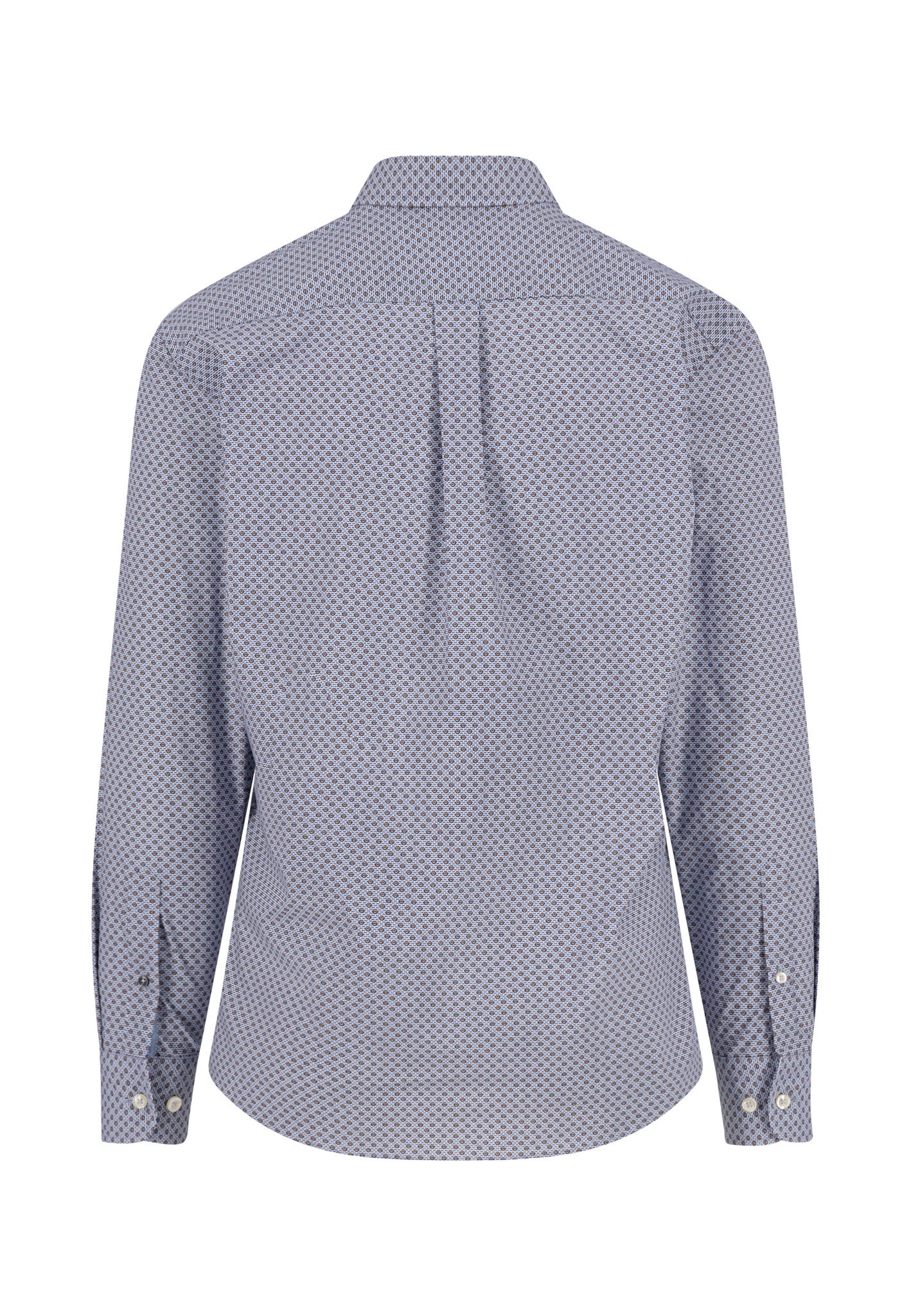Hemd aus Baumwolle mit Minimal-Print und Button-Down-Kragen - Image 8