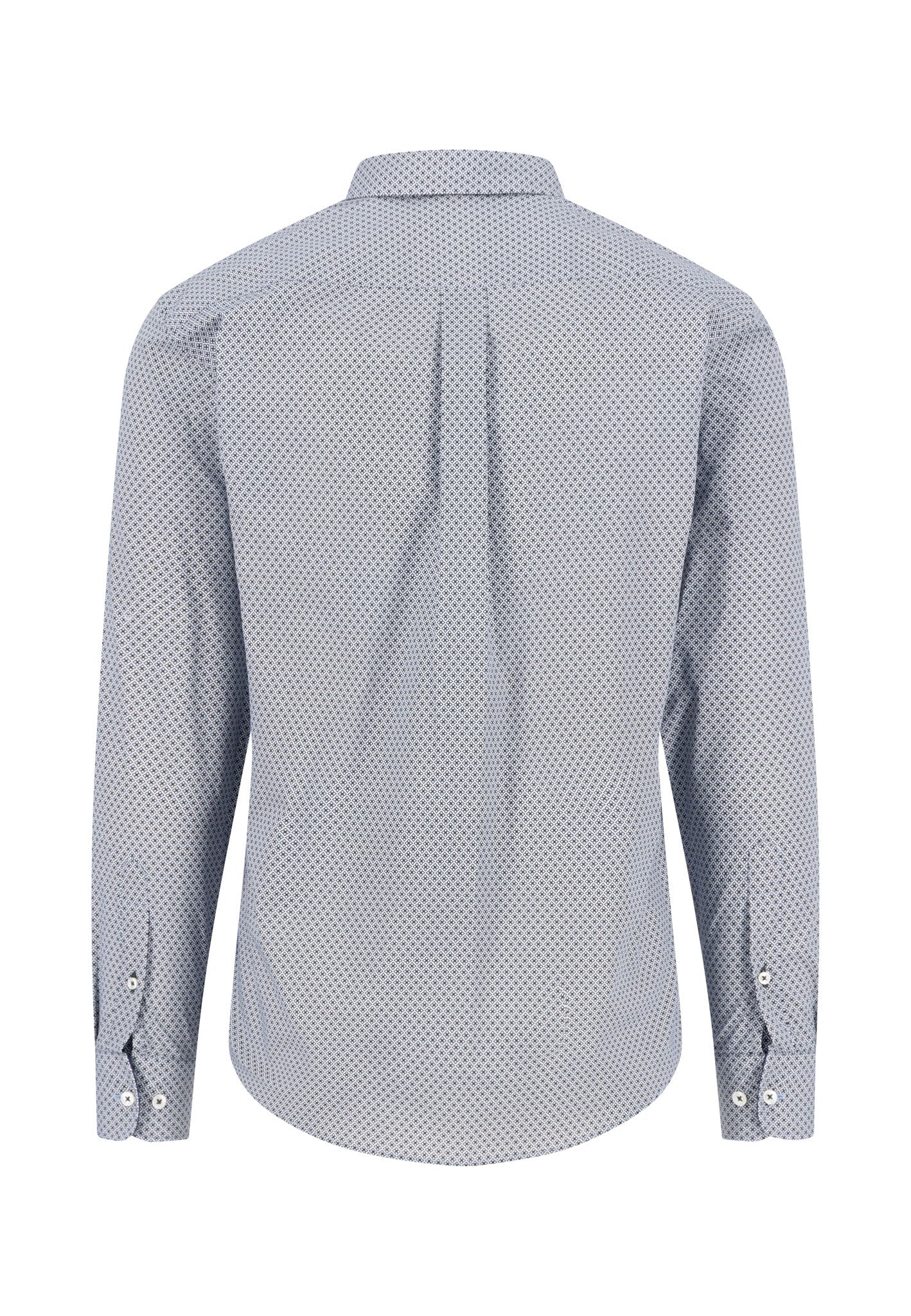 Hemd aus Baumwolle mit Minimalprint und Button-Down-Kragen - Image 2