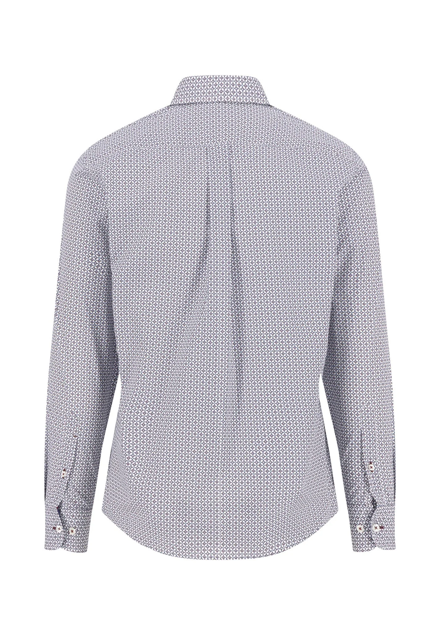 Hemd aus Baumwolle mit Minimalprint und Button-Down-Kragen - Image 6