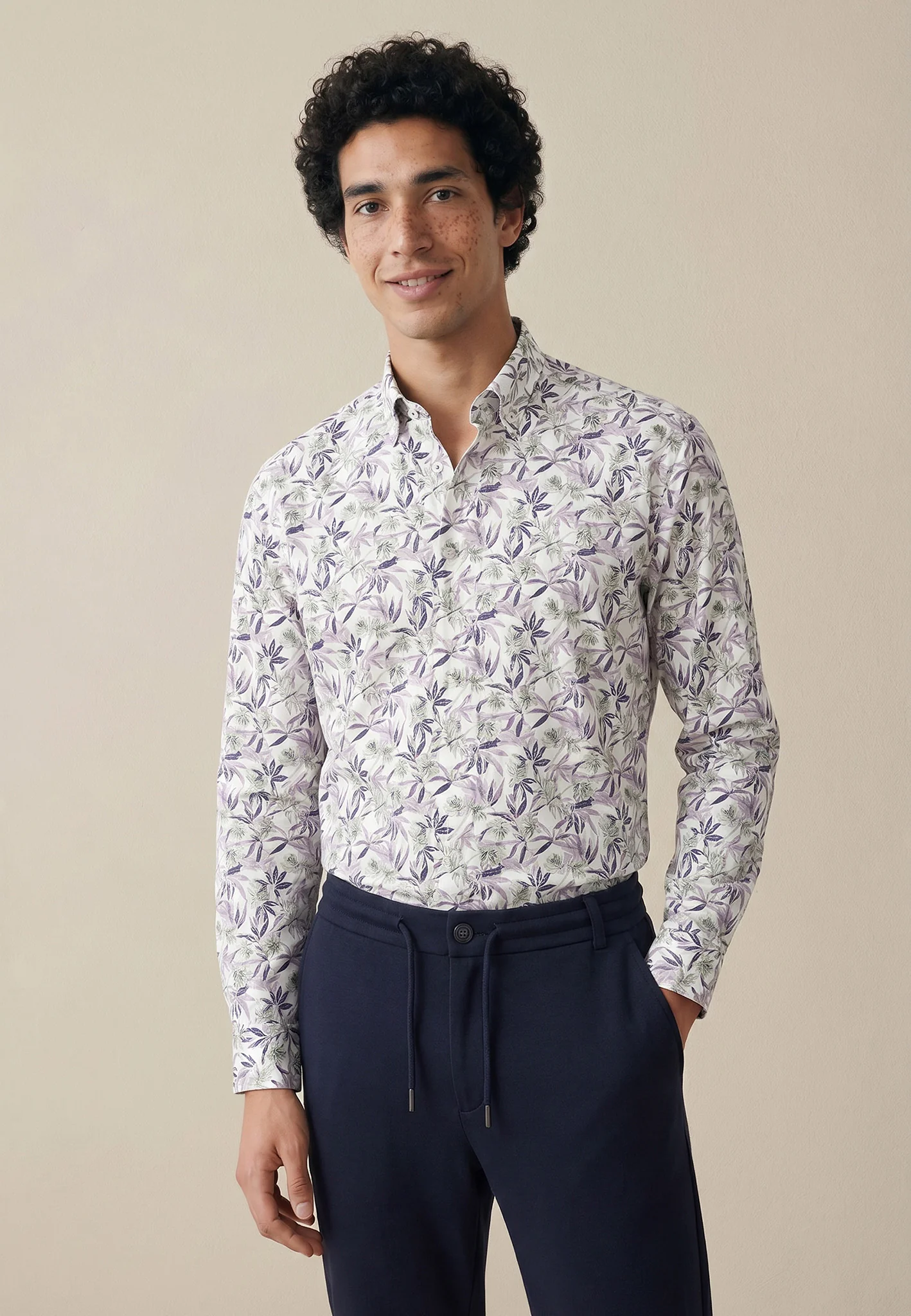 Hemd aus Baumwolle mit Slub-Webart und Button-Down-Kragen - Image 6
