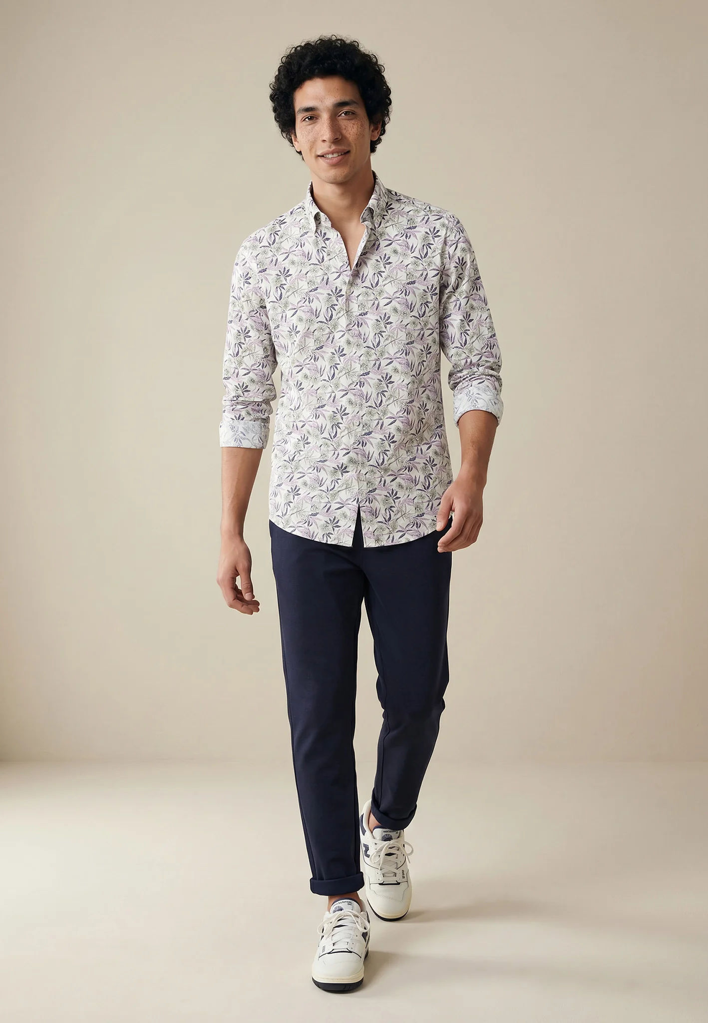 Hemd aus Baumwolle mit Slub-Webart und Button-Down-Kragen - Image 8