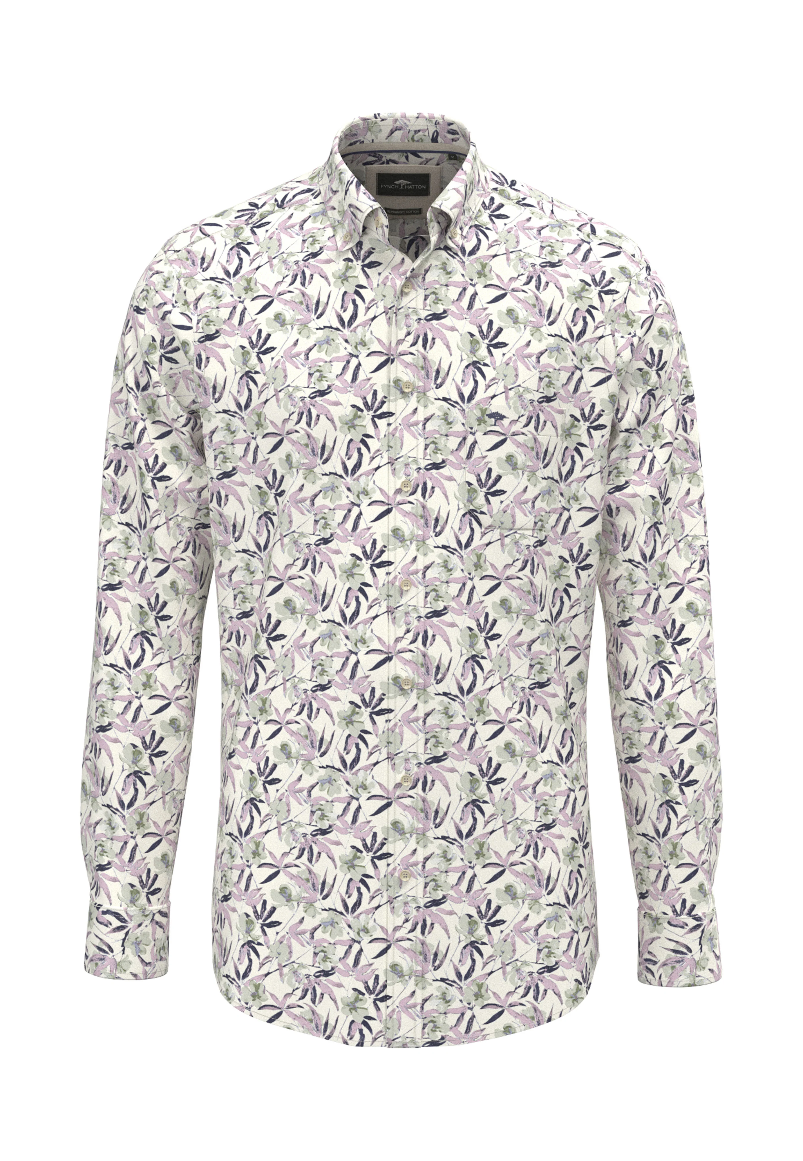 Hemd aus Baumwolle mit Slub-Webart und Button-Down-Kragen - Image 9