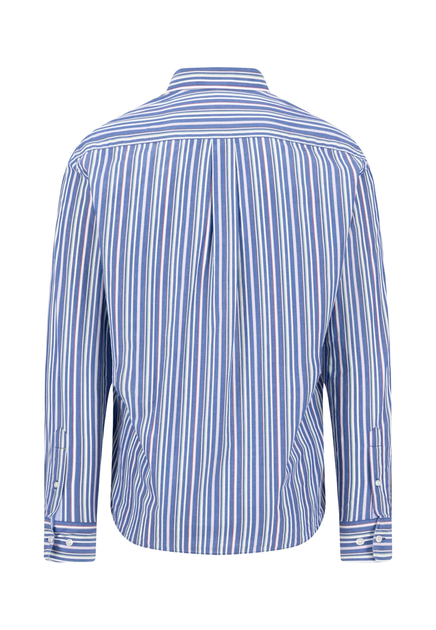 Hemd aus Baumwolle mit Streifenmuster und Button-Down-Kragen - Image 5