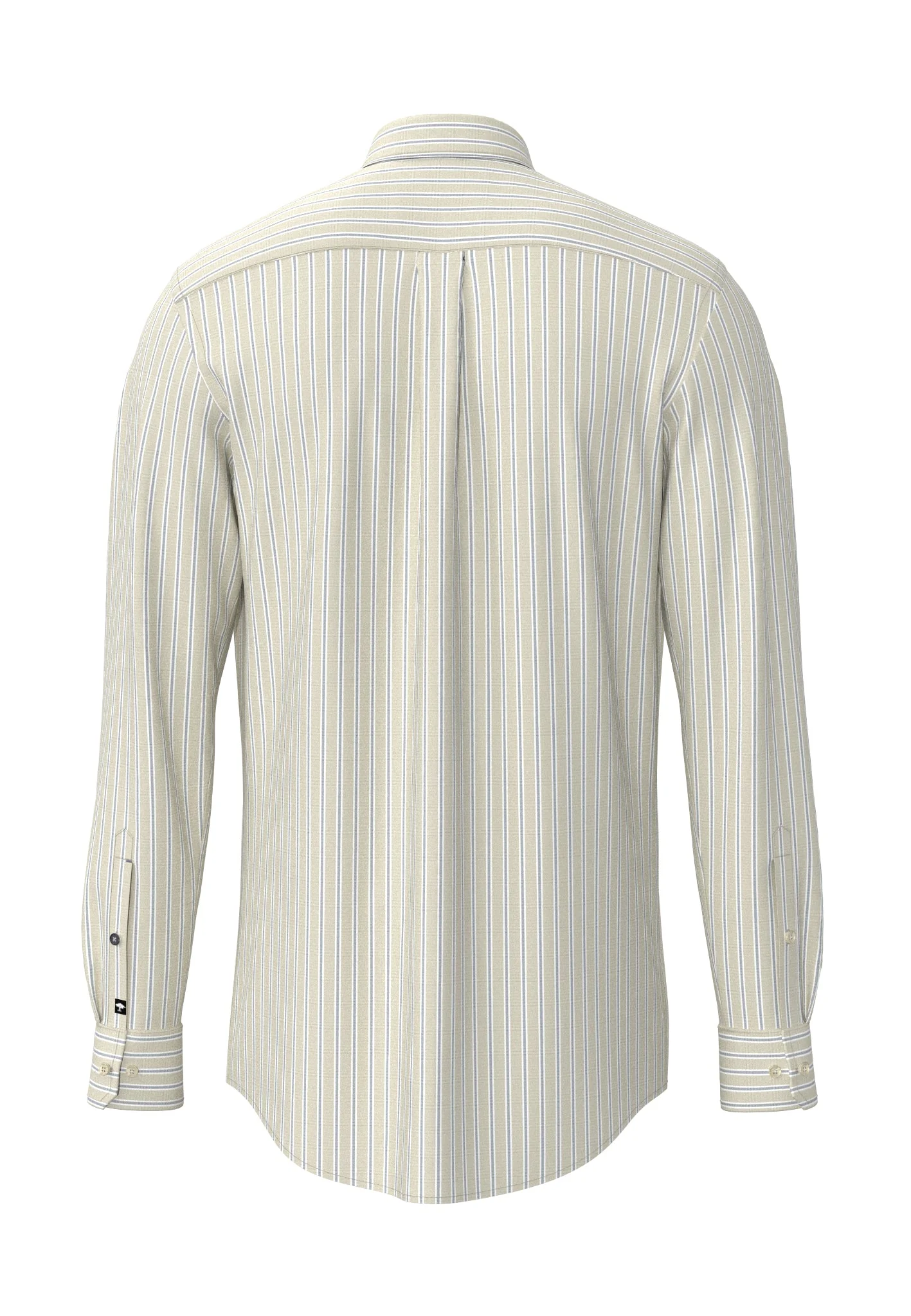 Hemd aus Baumwolle mit Streifenmuster und Button-Down-Kragen - Image 6