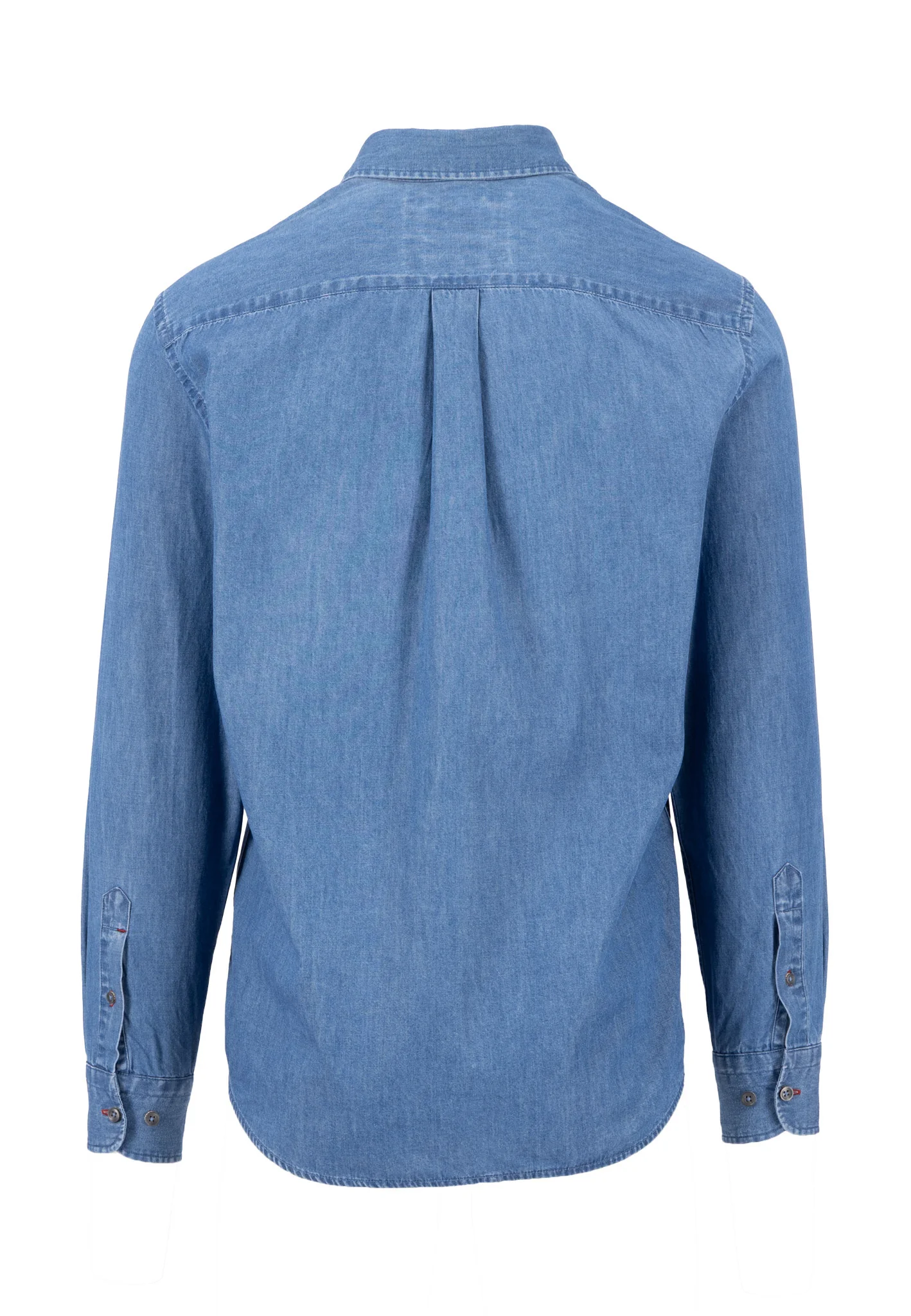 Hemd aus Baumwolle mit strukturierter Optik und Button-Down-Kragen - Image 6