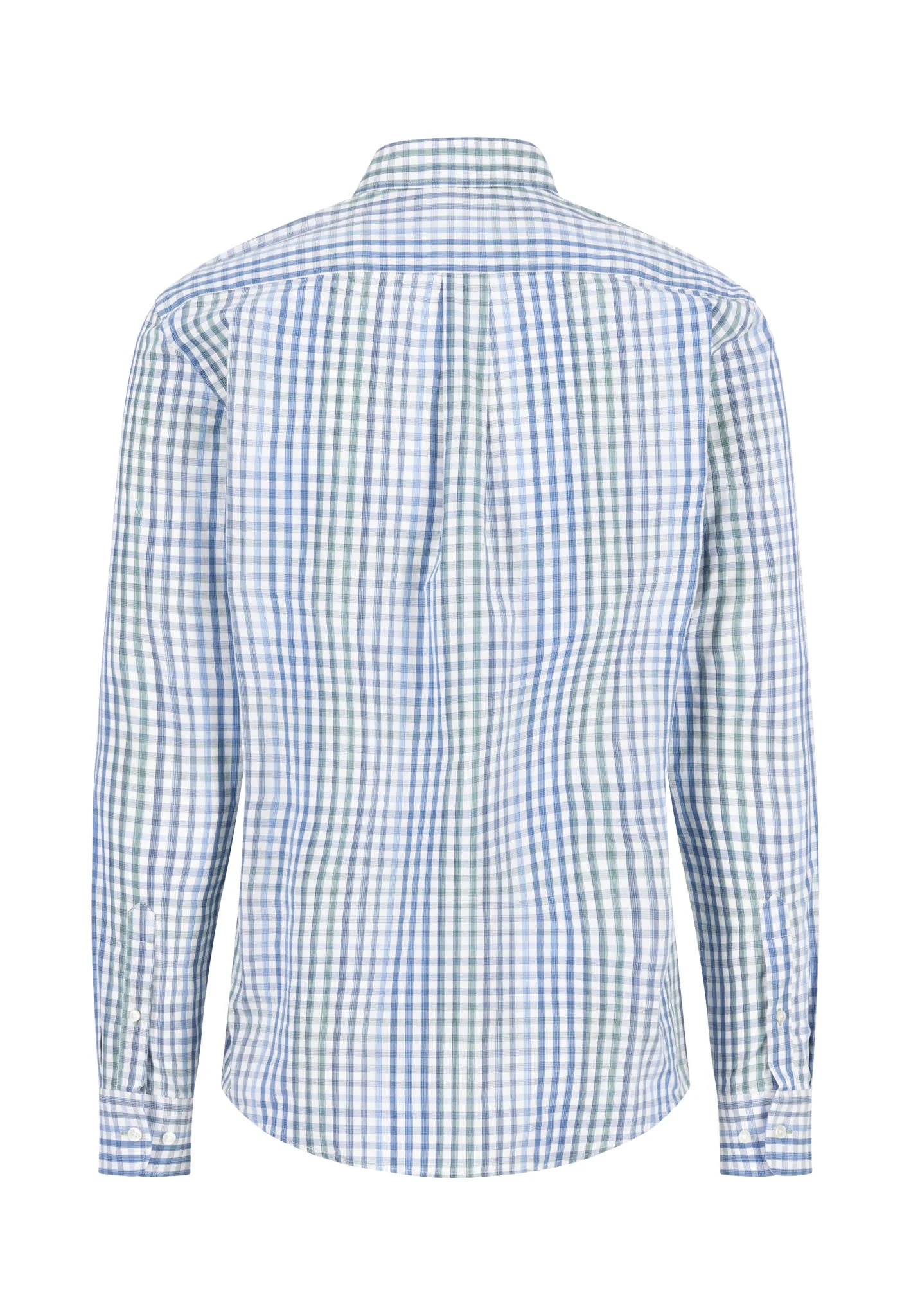 Hemd aus Baumwolle mit Vichy-Karo und Button-Down-Kragen - Image 4