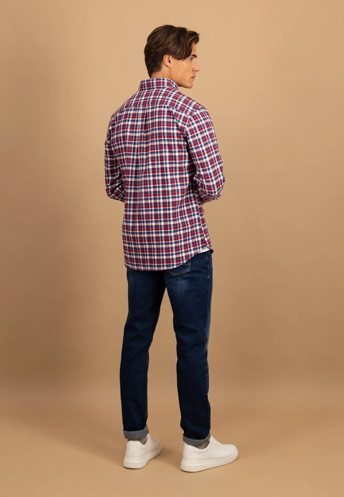 Hemd aus Baumwolle mit Vichy-Karo und Button-Down-Kragen - Image 9