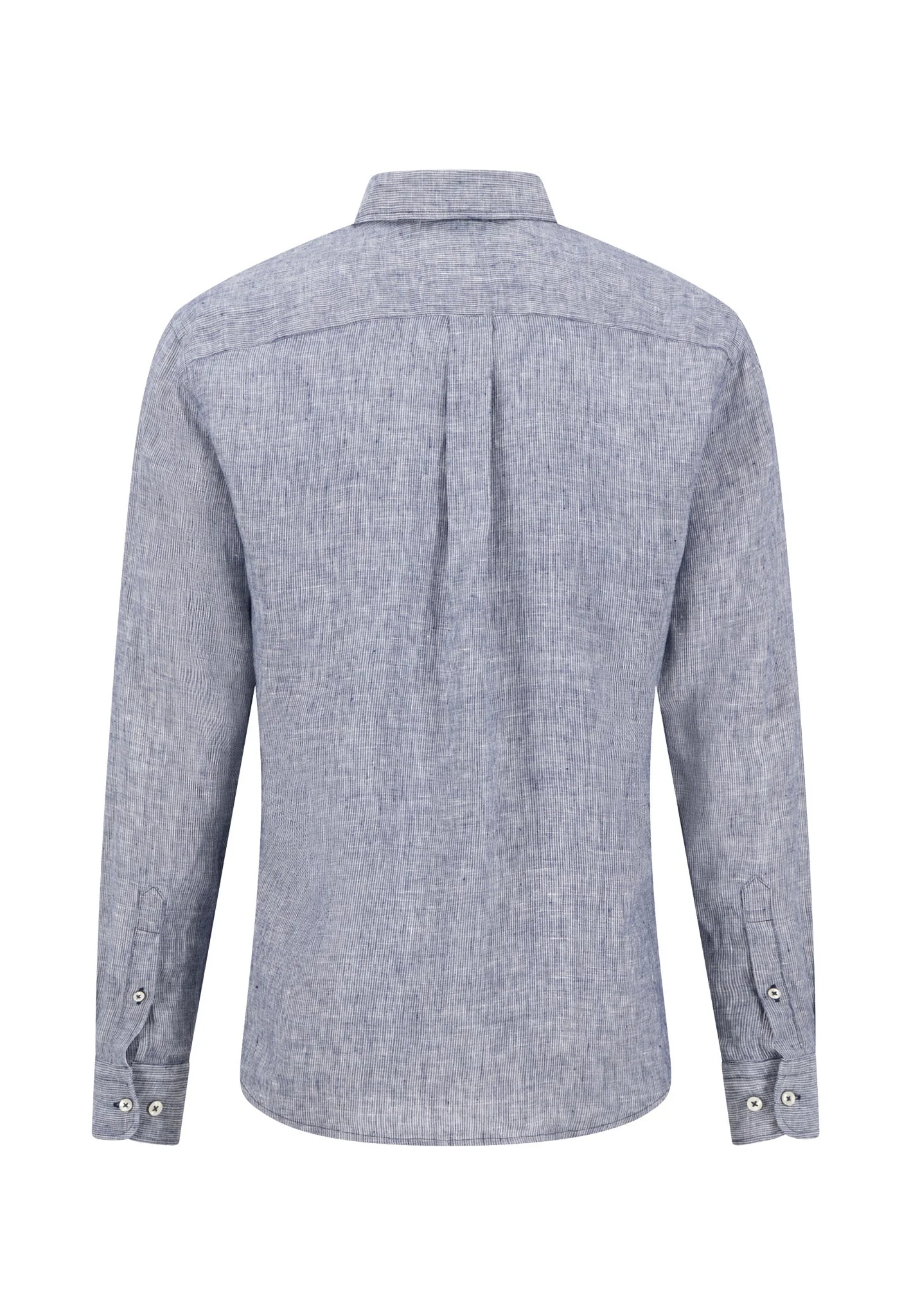 Hemd aus Leinen mit Brusttasche und Button-Down-Kragen - Image 20