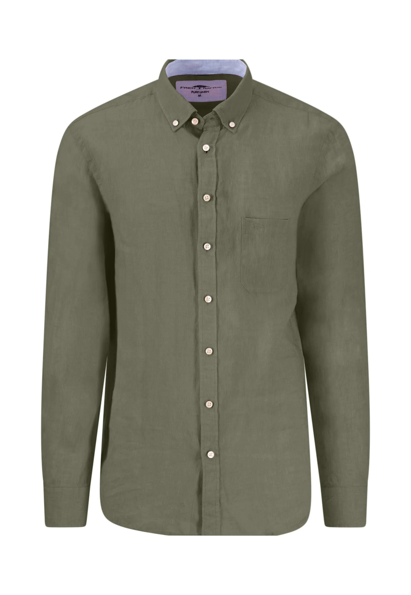 Hemd aus Leinen mit Button-Down-Kragen - Image 21