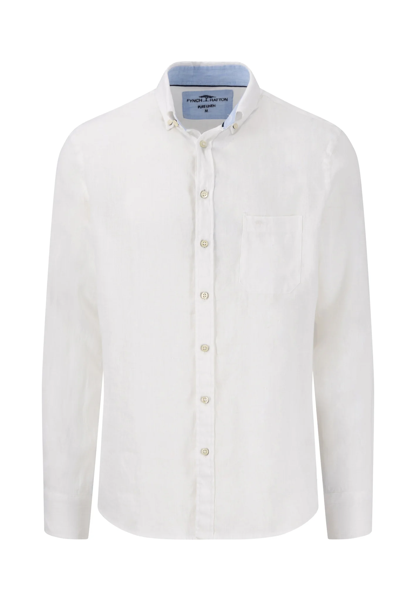 Hemd aus Leinen mit Button-Down-Kragen - Image 3