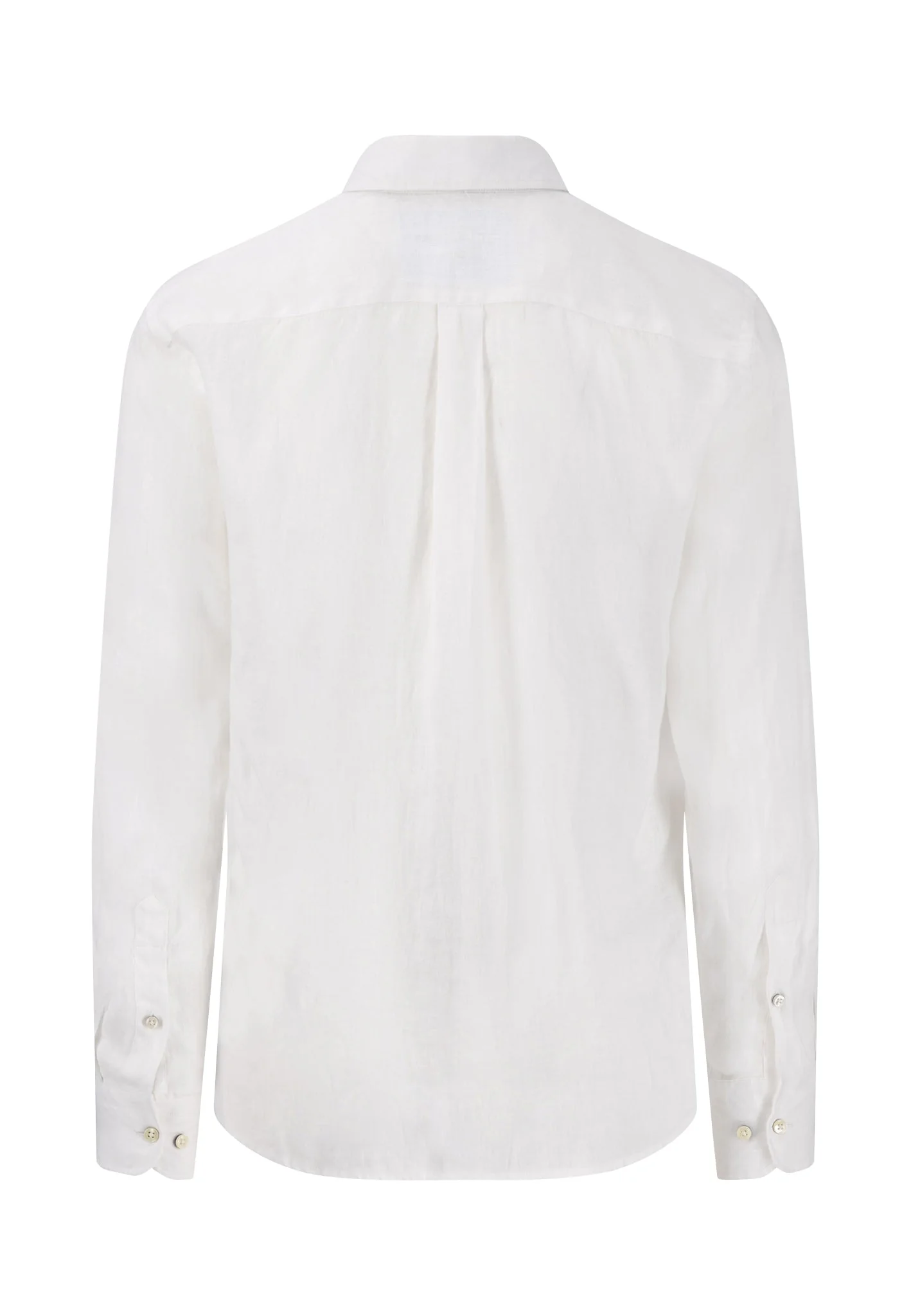 Hemd aus Leinen mit Button-Down-Kragen - Image 4
