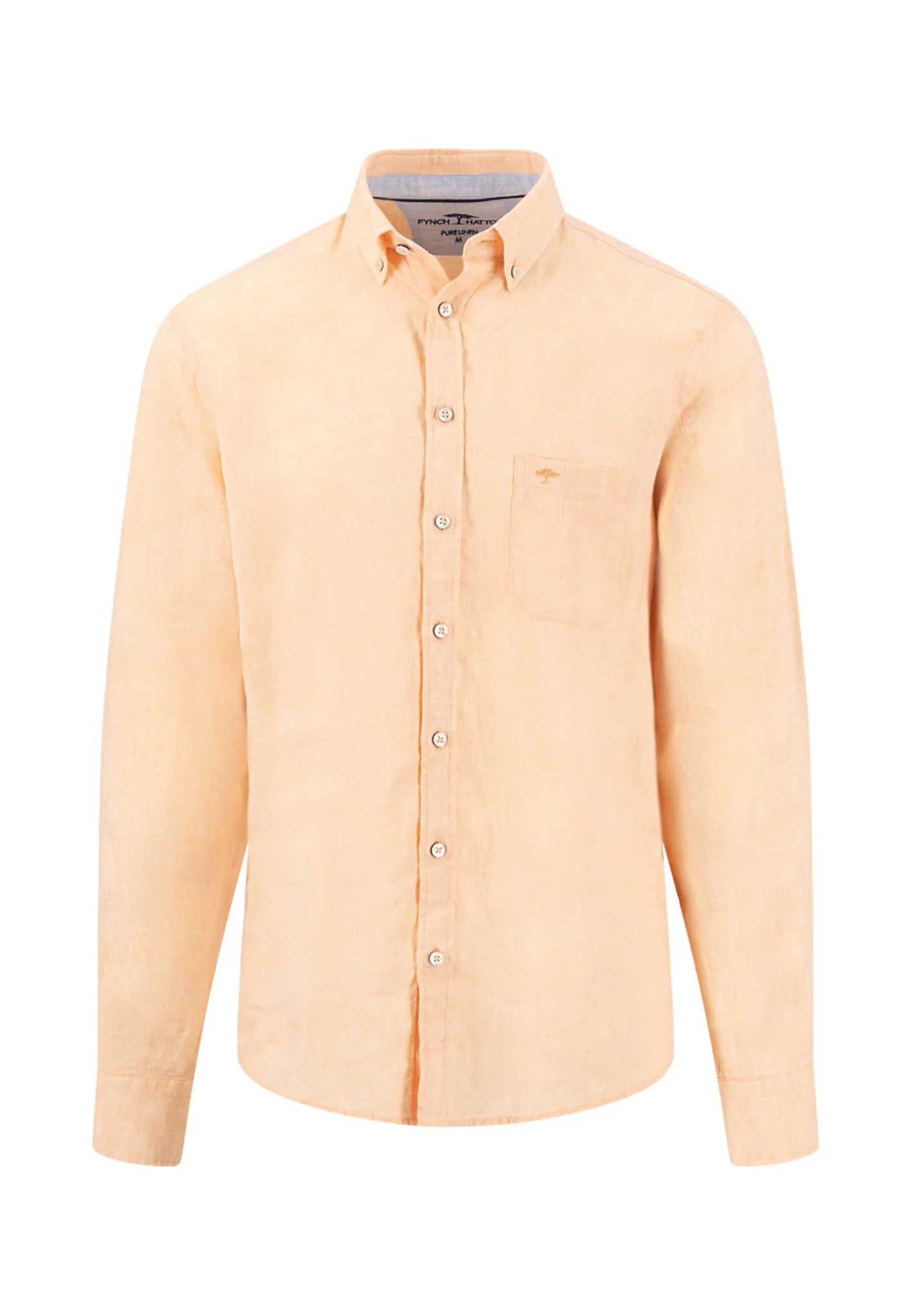 Hemd aus Leinen mit Button-Down-Kragen und Brusttasche - Image 11
