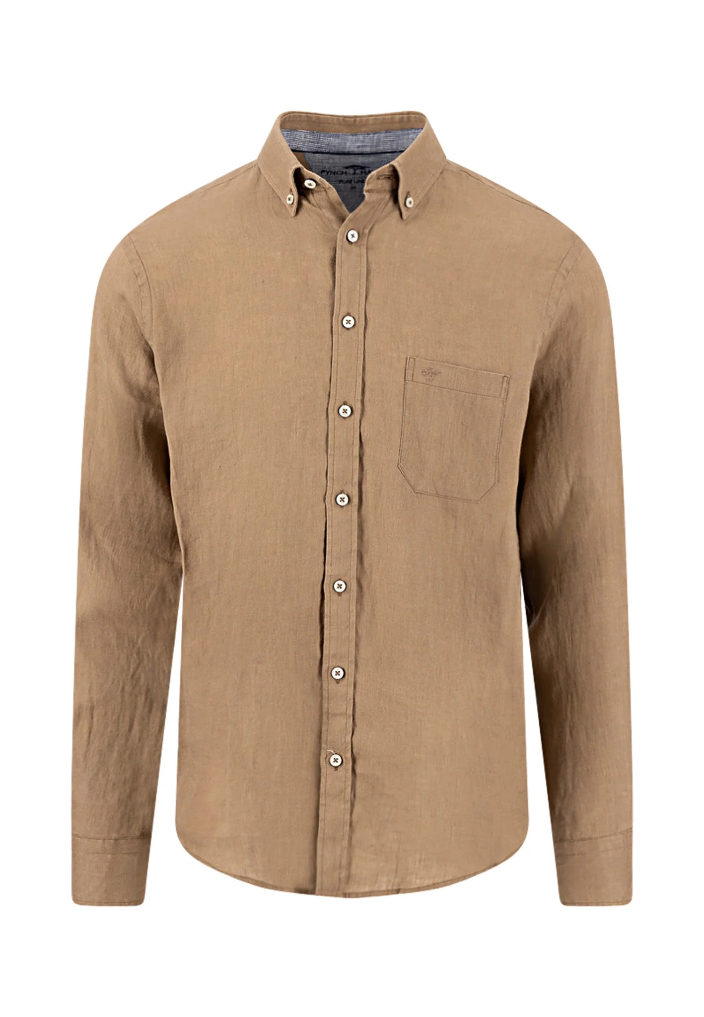 Hemd aus Leinen mit Button-Down-Kragen und Brusttasche - Image 13