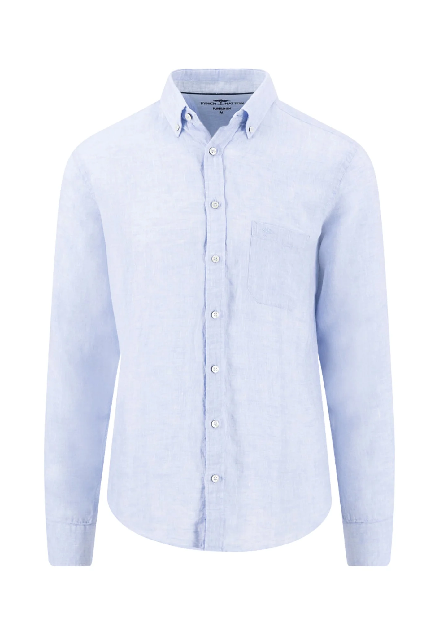 Hemd aus Leinen mit Button-Down-Kragen und Brusttasche - Image 23