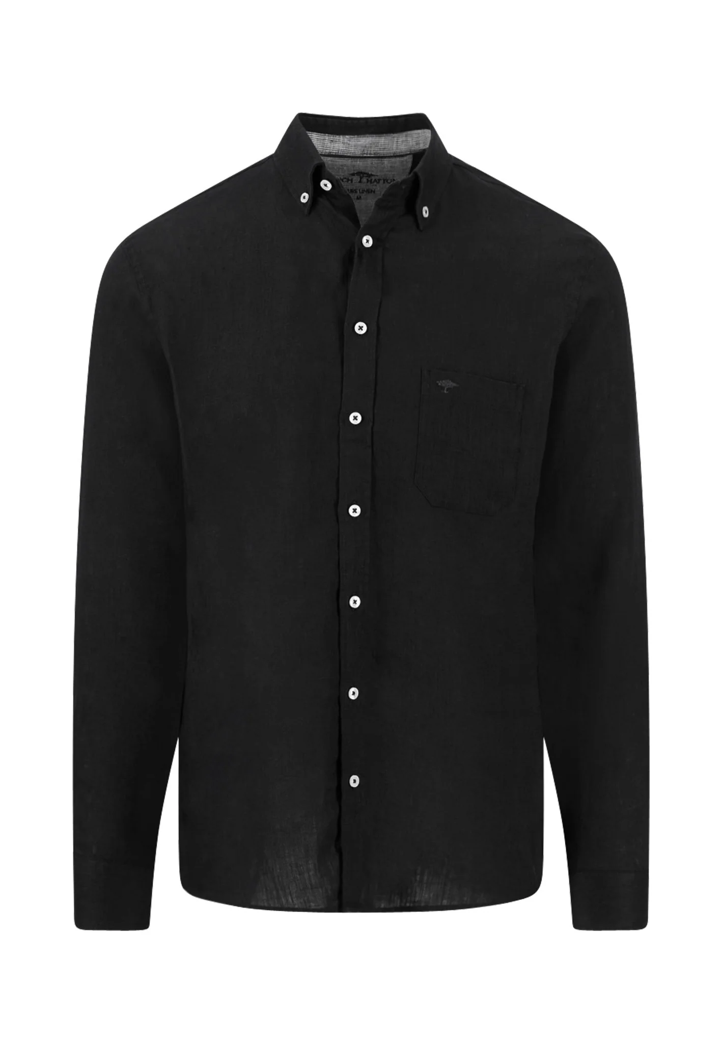 Hemd aus Leinen mit Button-Down-Kragen und Brusttasche - Image 38