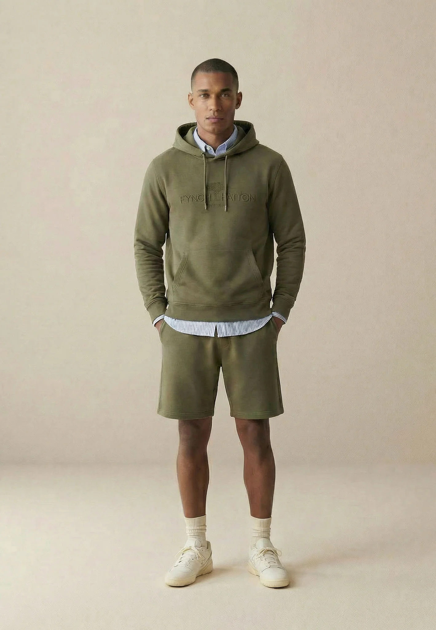 Hoodie aus Baumwolle mit Logoprägung - Image 3