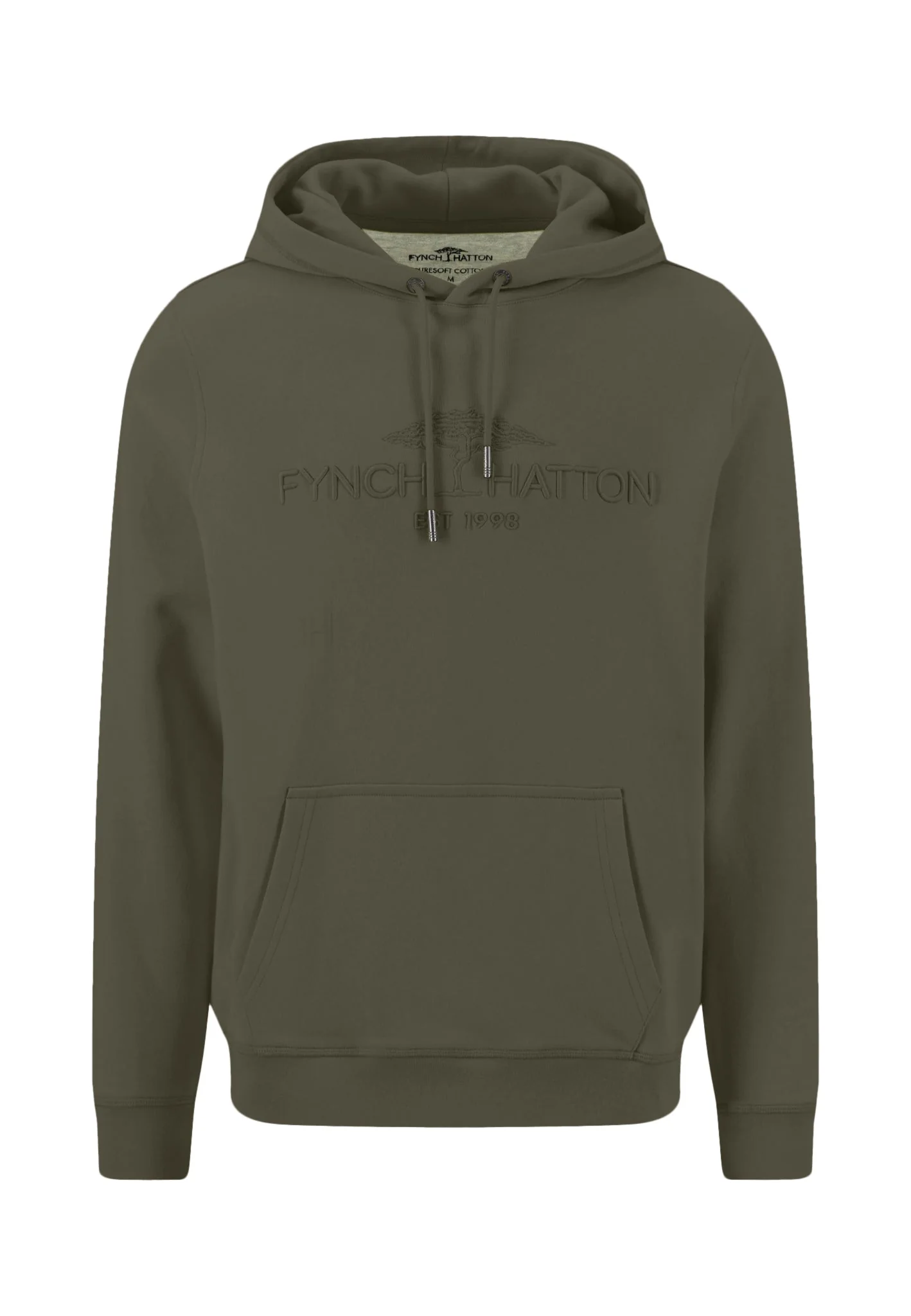 Hoodie aus Baumwolle mit Logoprägung - Image 4