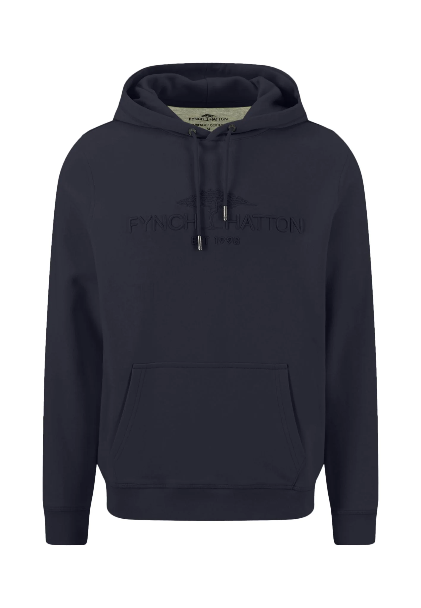 Hoodie aus Baumwolle mit Logoprägung - Image 8