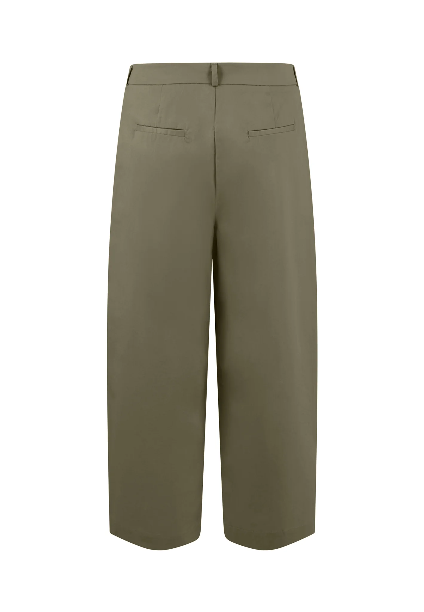 Hose aus Baumwolle mit Bundfalten – Wide Leg - Image 2