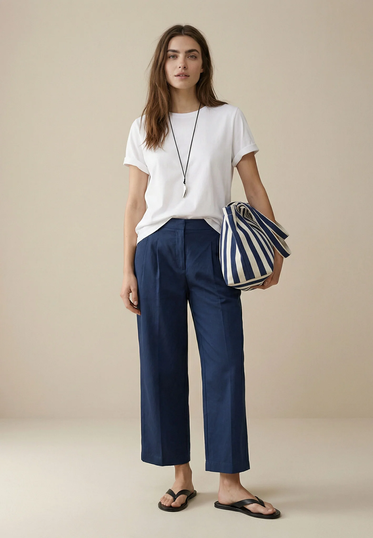 Hose aus Baumwolle – Wide Leg - Image 2