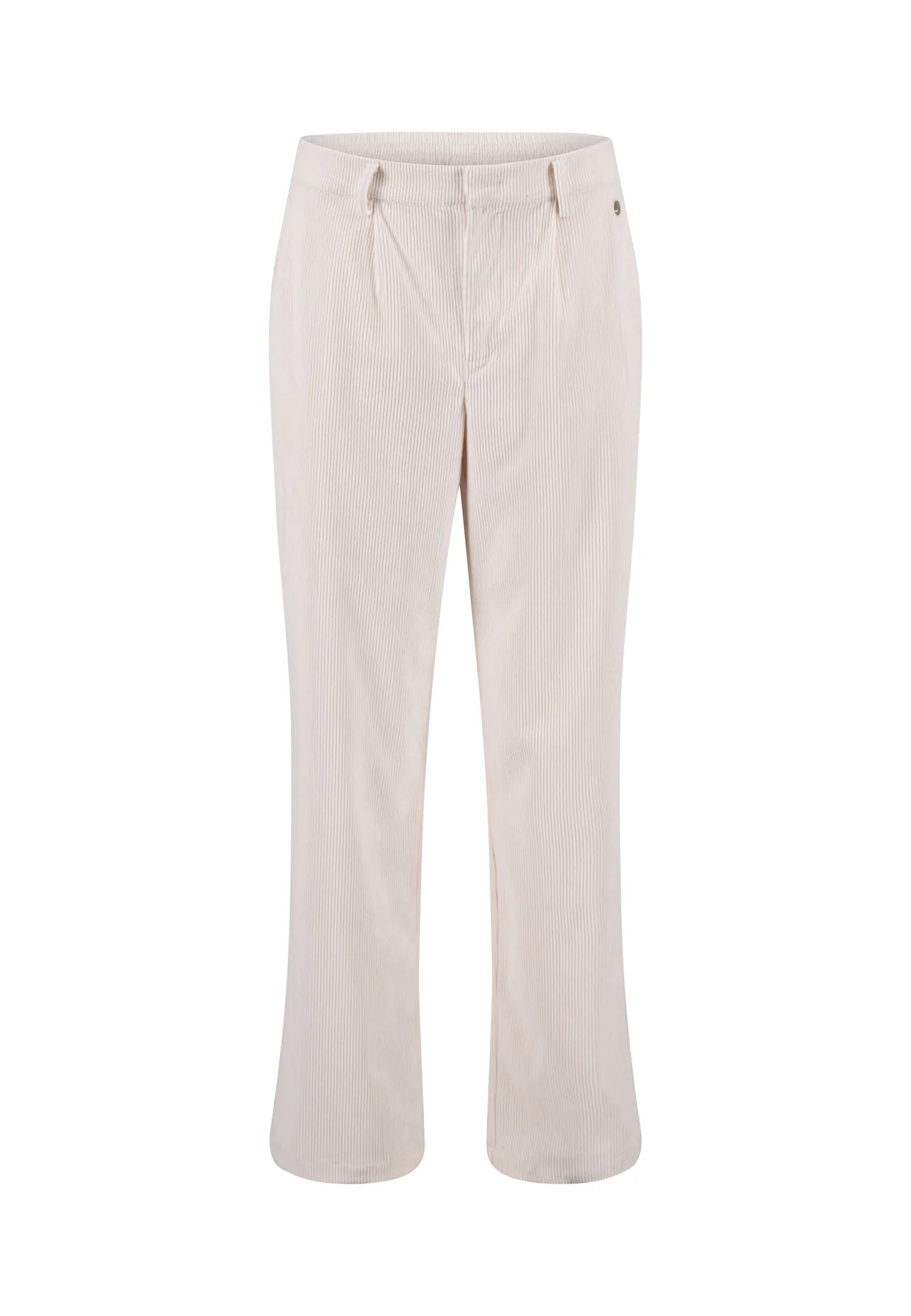 Hose aus Cord-Polyester mit Bundfalten - Wide-Leg - Image 4