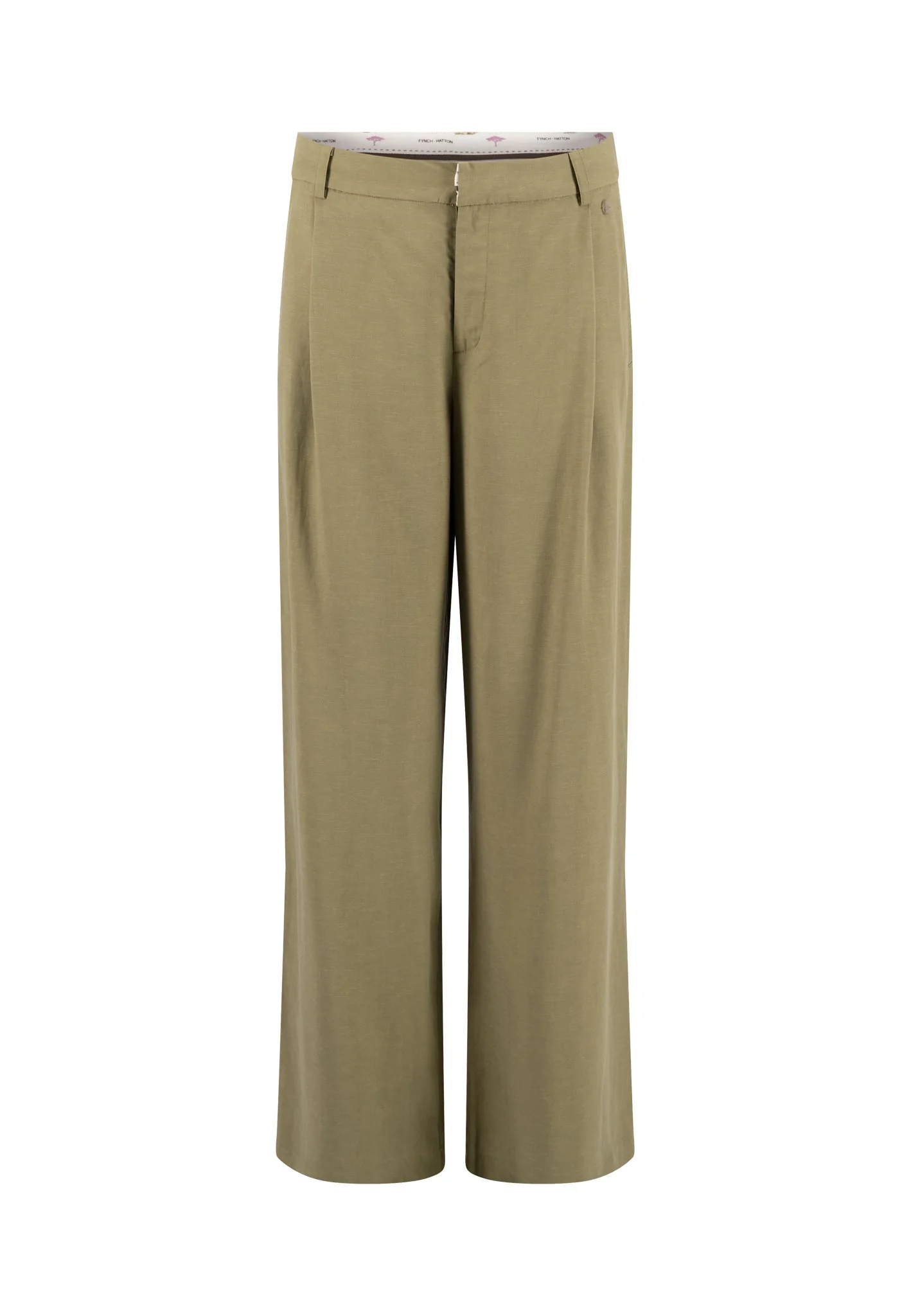Hose aus Lyocell-Leinen-Mix – Wide Leg