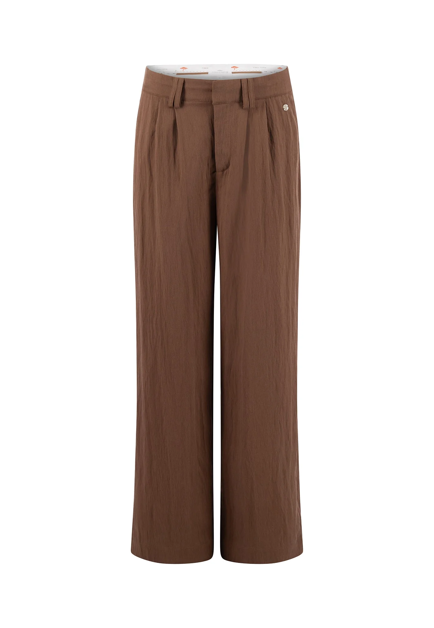 Hose aus Lyocell-Viskose-Mix mit Bügelfalten – Wide Leg - Image 4