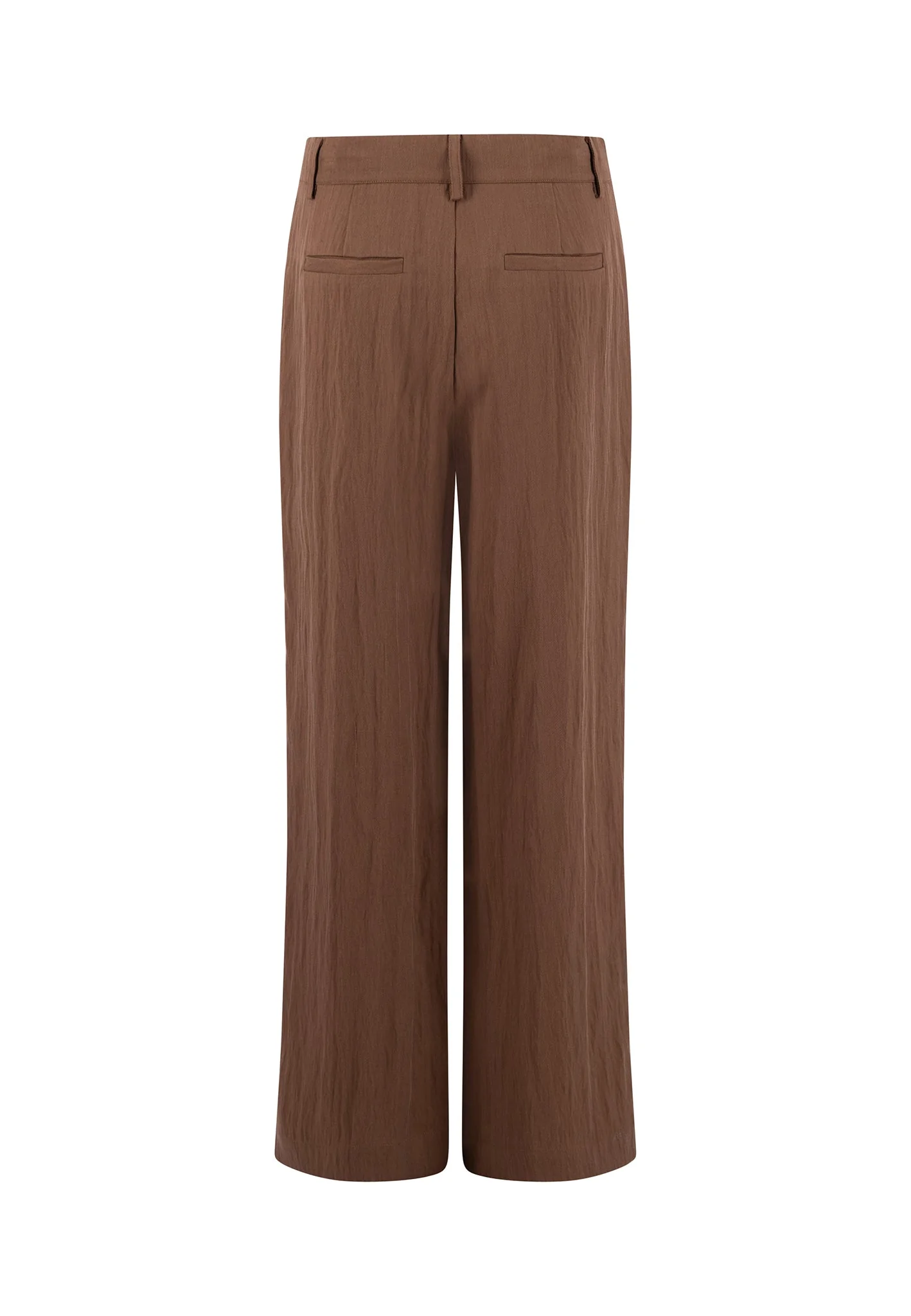 Hose aus Lyocell-Viskose-Mix mit Bügelfalten – Wide Leg - Image 5