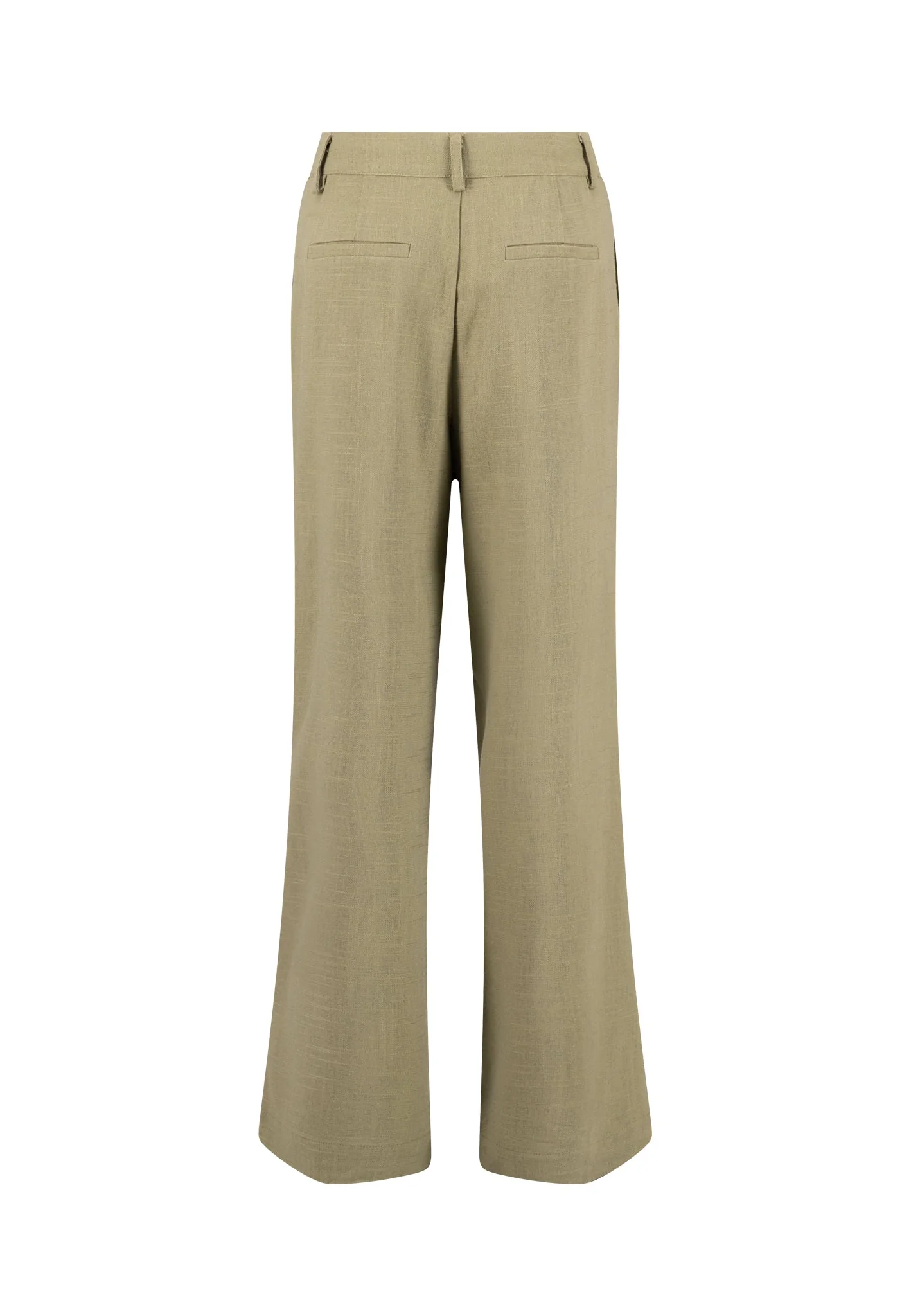 Hose aus Viskose-Leinen-Mix mit Bundfalten – Wide Leg - Image 2