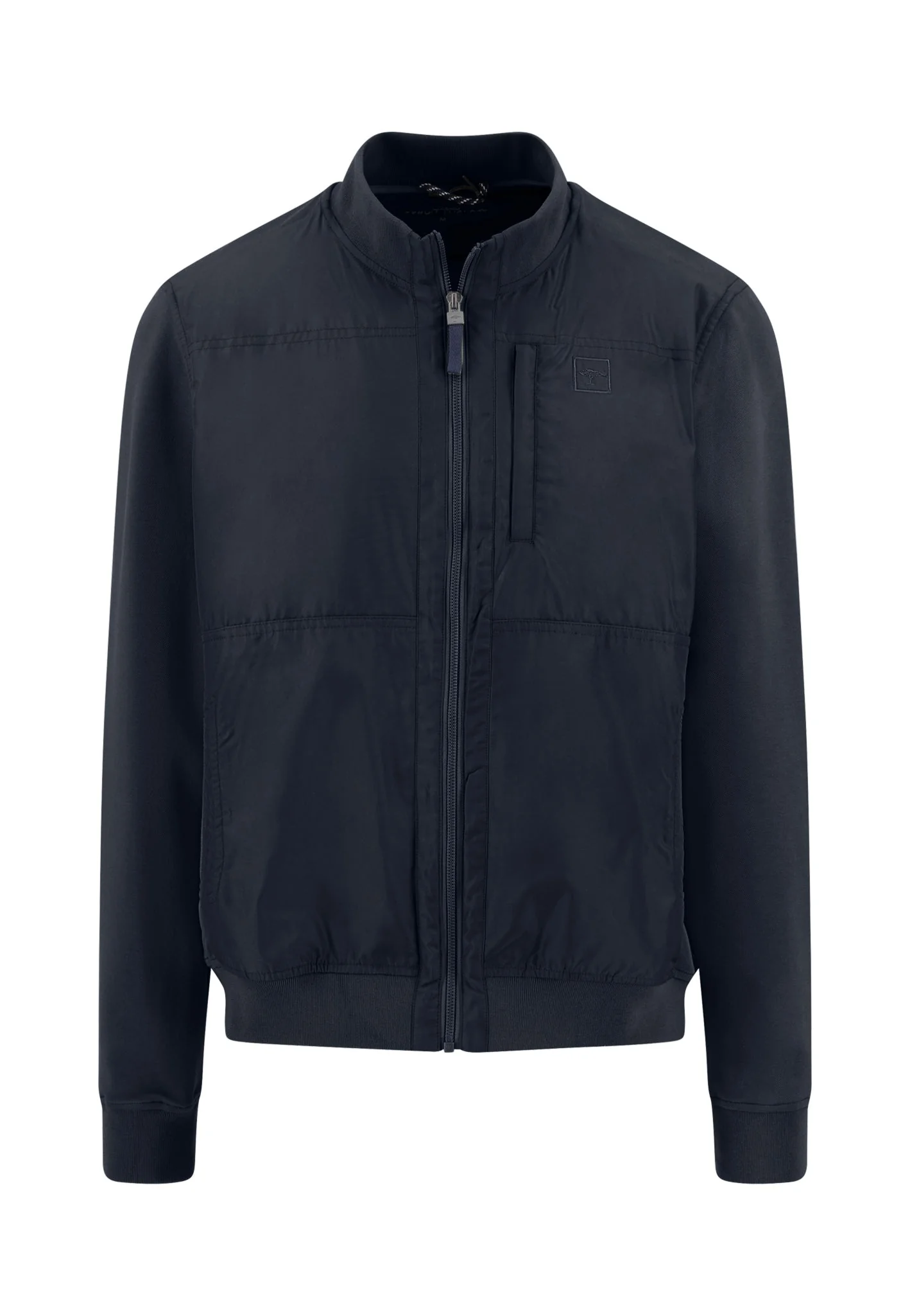 Hybridjacke mit Reißverschluss und Stehkragen