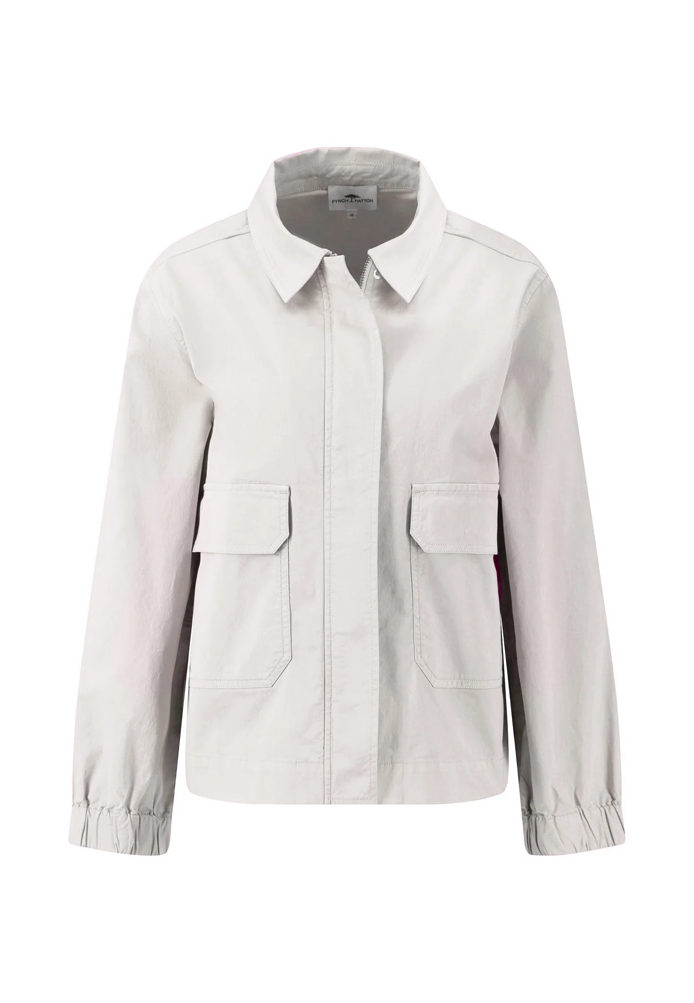 Jacke aus Baumwoll-Mix mit aufgesetzten Taschen