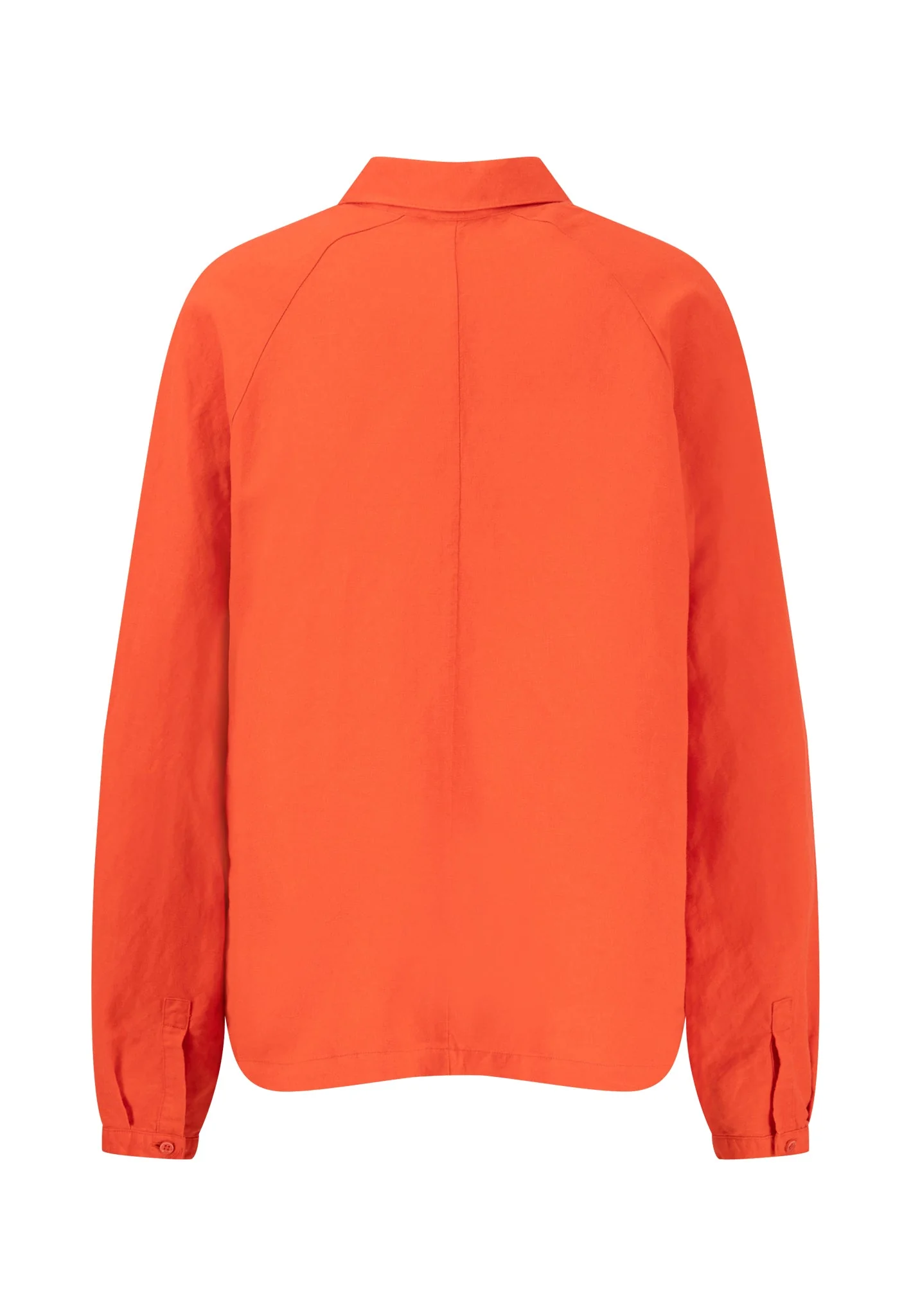 Jacke aus Leinen-Viskose-Mix mit aufgesetzten Taschen - Image 2