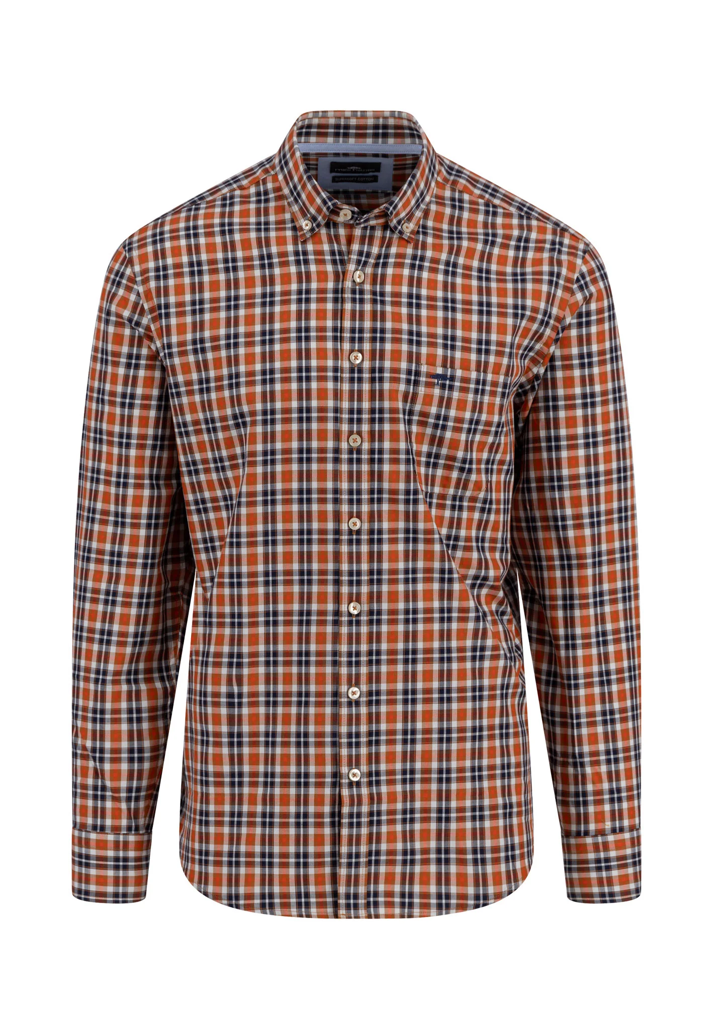Kariertes Hemd mit Button-Down Kragen - Image 3