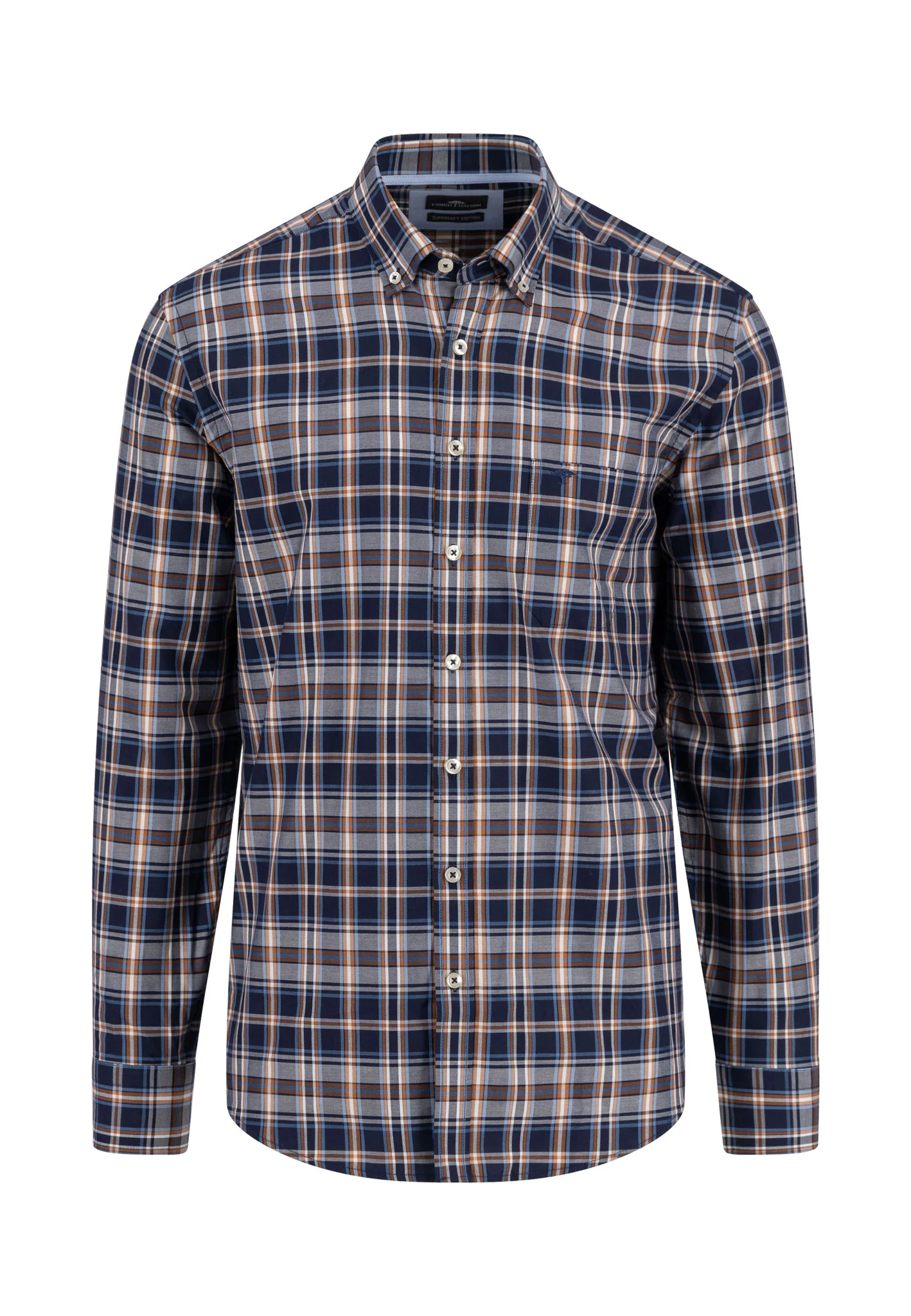 Kariertes Hemd mit Button-Down Kragen - Image 5