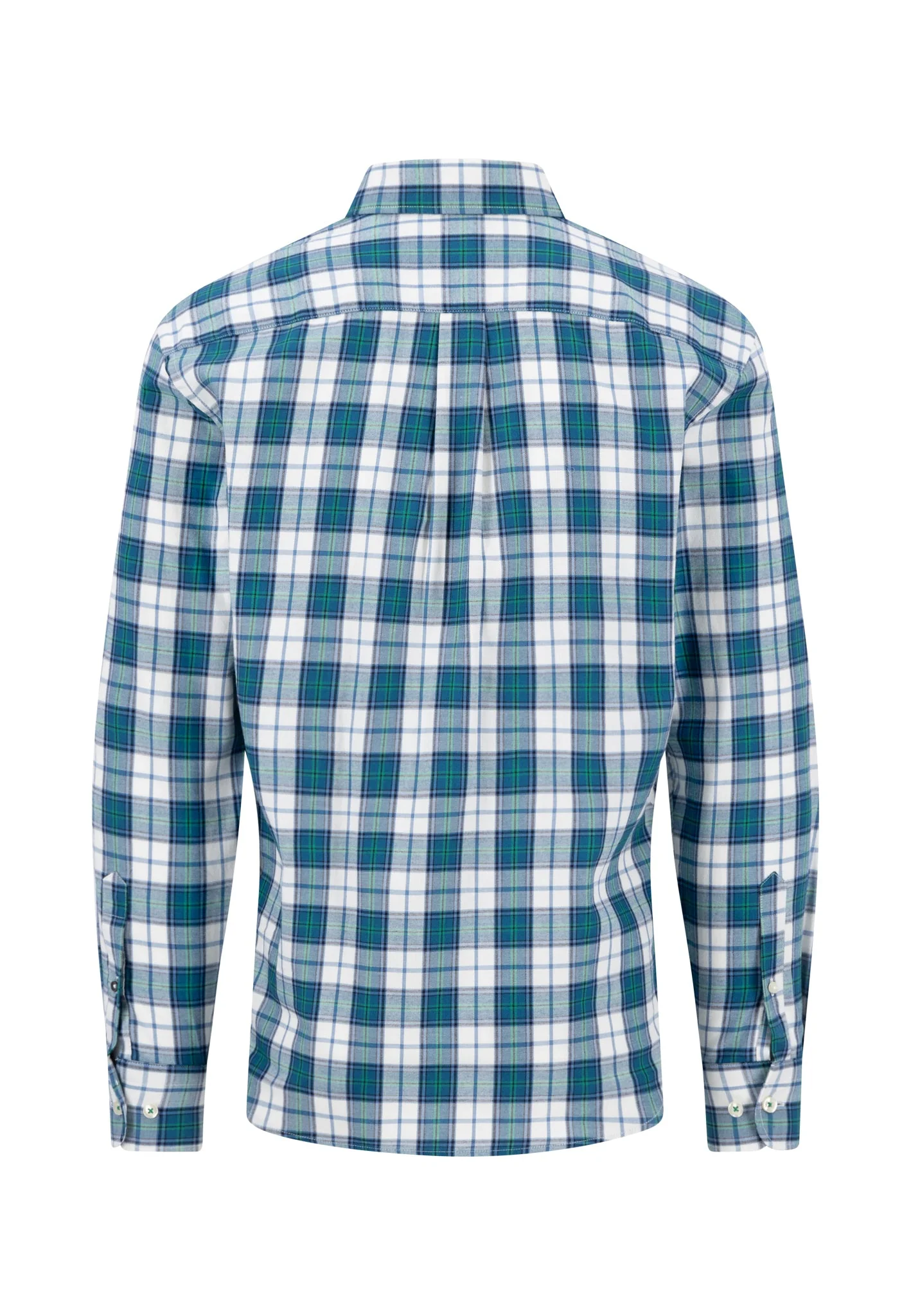 Kariertes Hemd mit Button-Down Kragen - Image 2