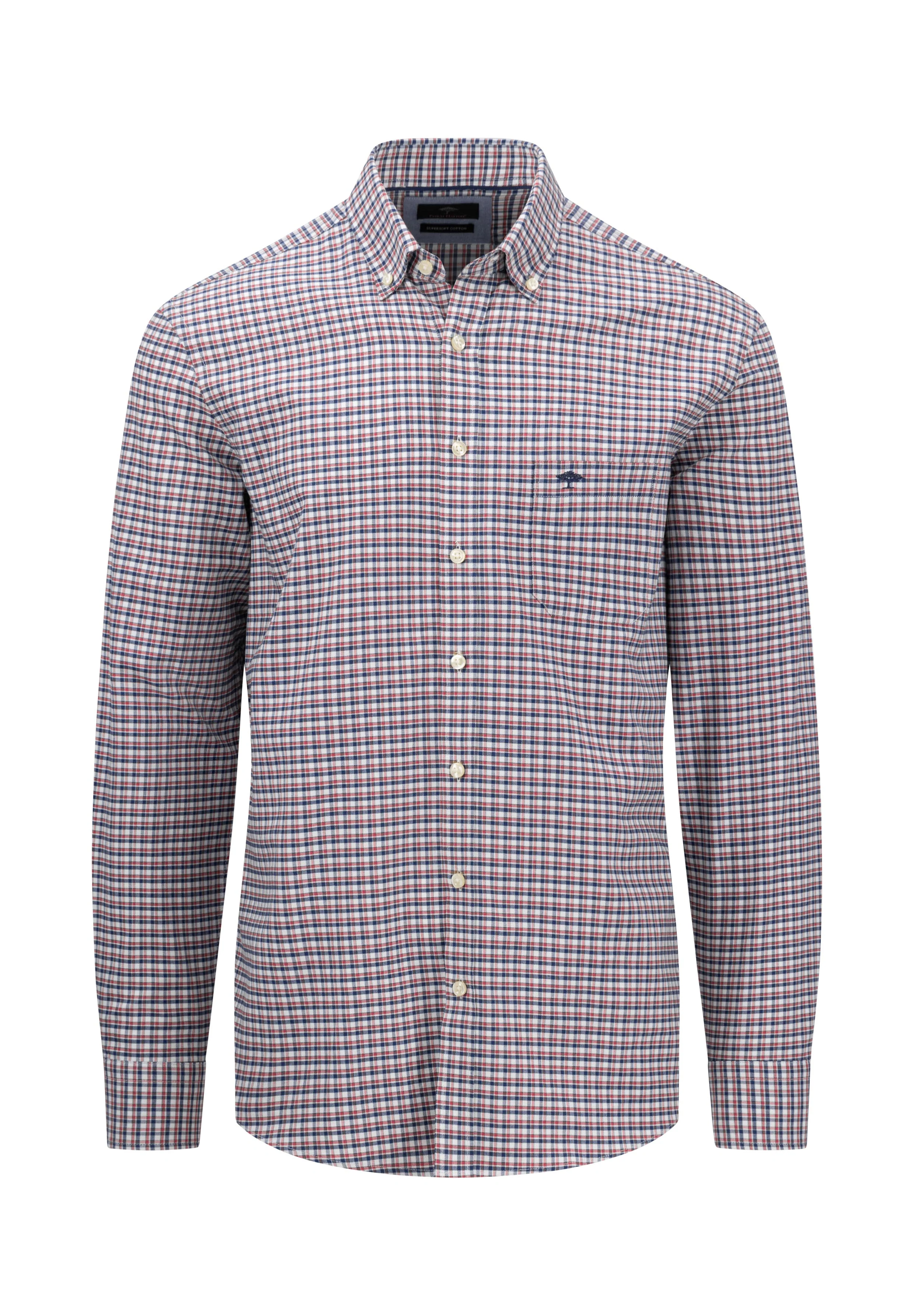 Kariertes Hemd mit Button-Down-Kragen - Image 3