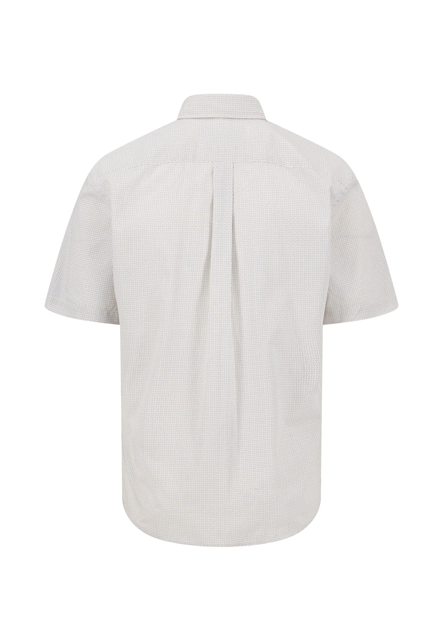 Kurzarmhemd aus Baumwolle mit Allover-Print und Button-Down-Kragen - Image 5