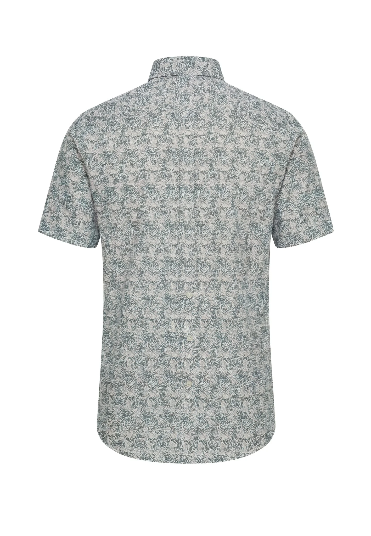 Kurzarmhemd aus Baumwolle mit Allover-Print und Button-Down-Kragen - Image 10