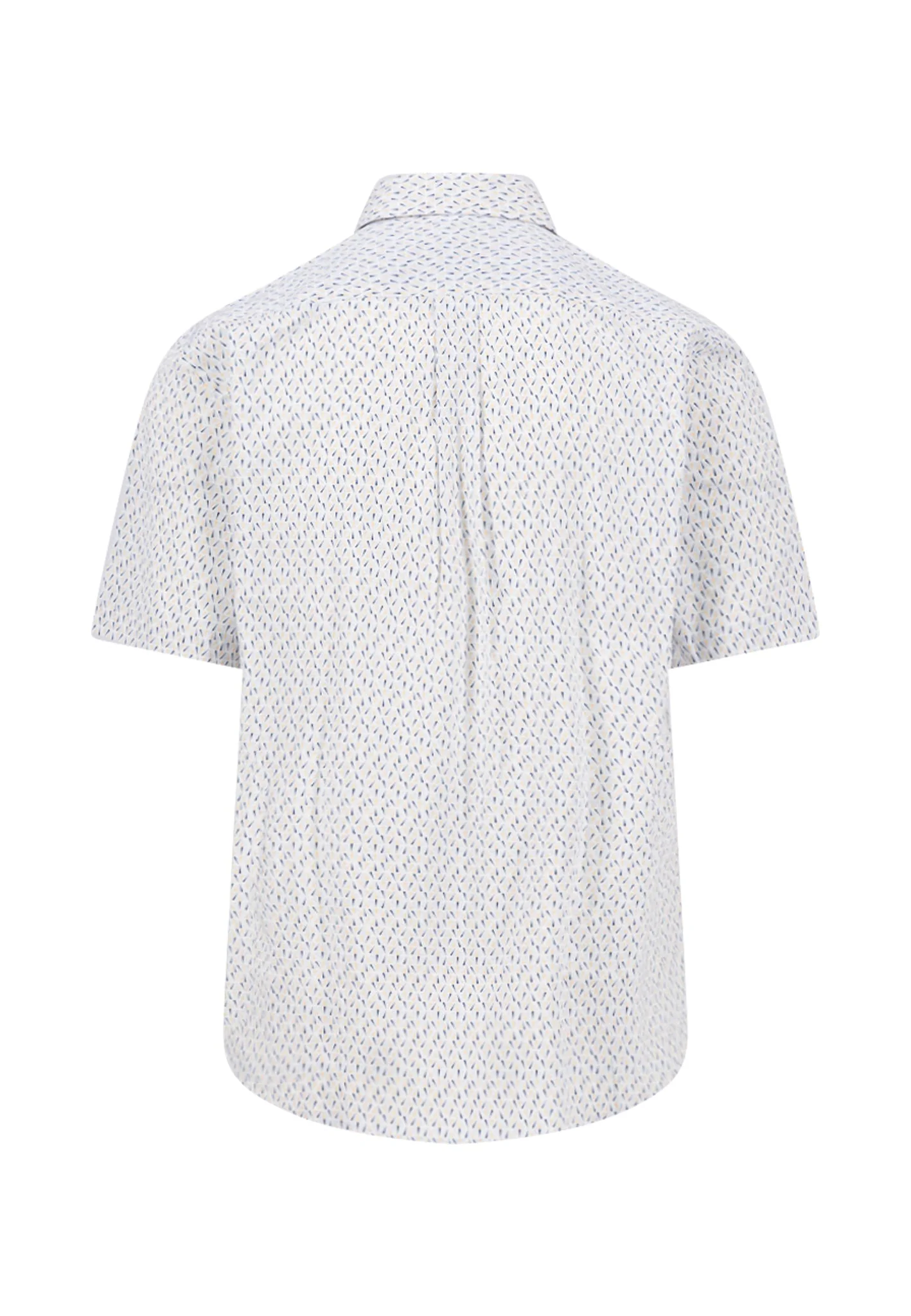 Kurzarmhemd aus Baumwolle mit Allover-Print und Button-Down-Kragen - Image 5
