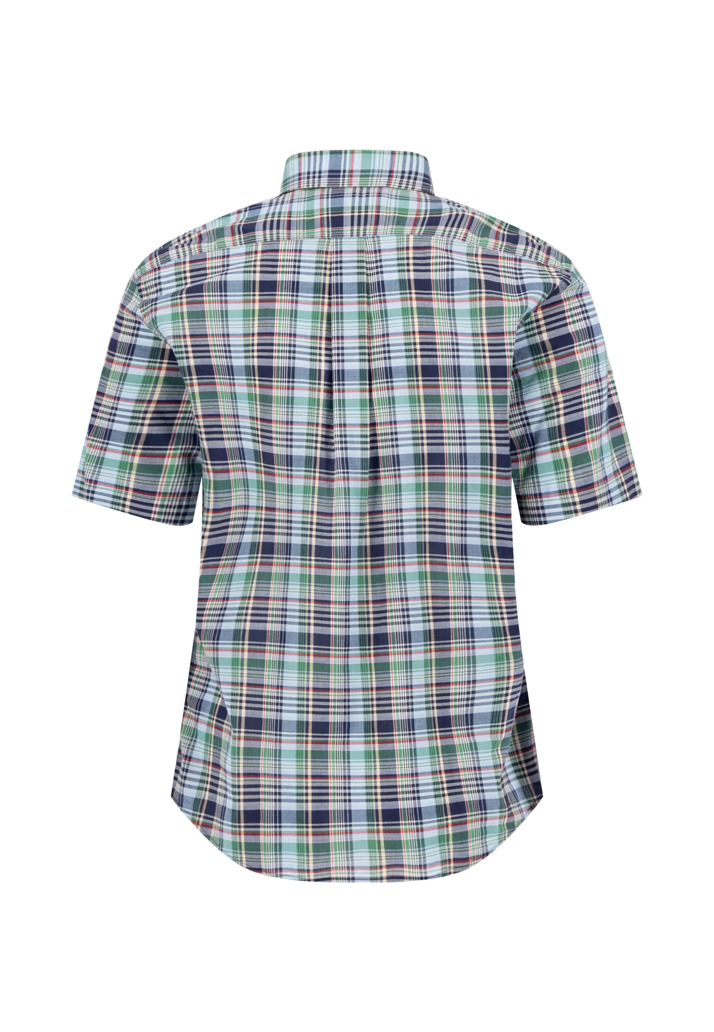 Kurzarmhemd aus Baumwolle mit Karomuster und Button-Down-Kragen - Image 5