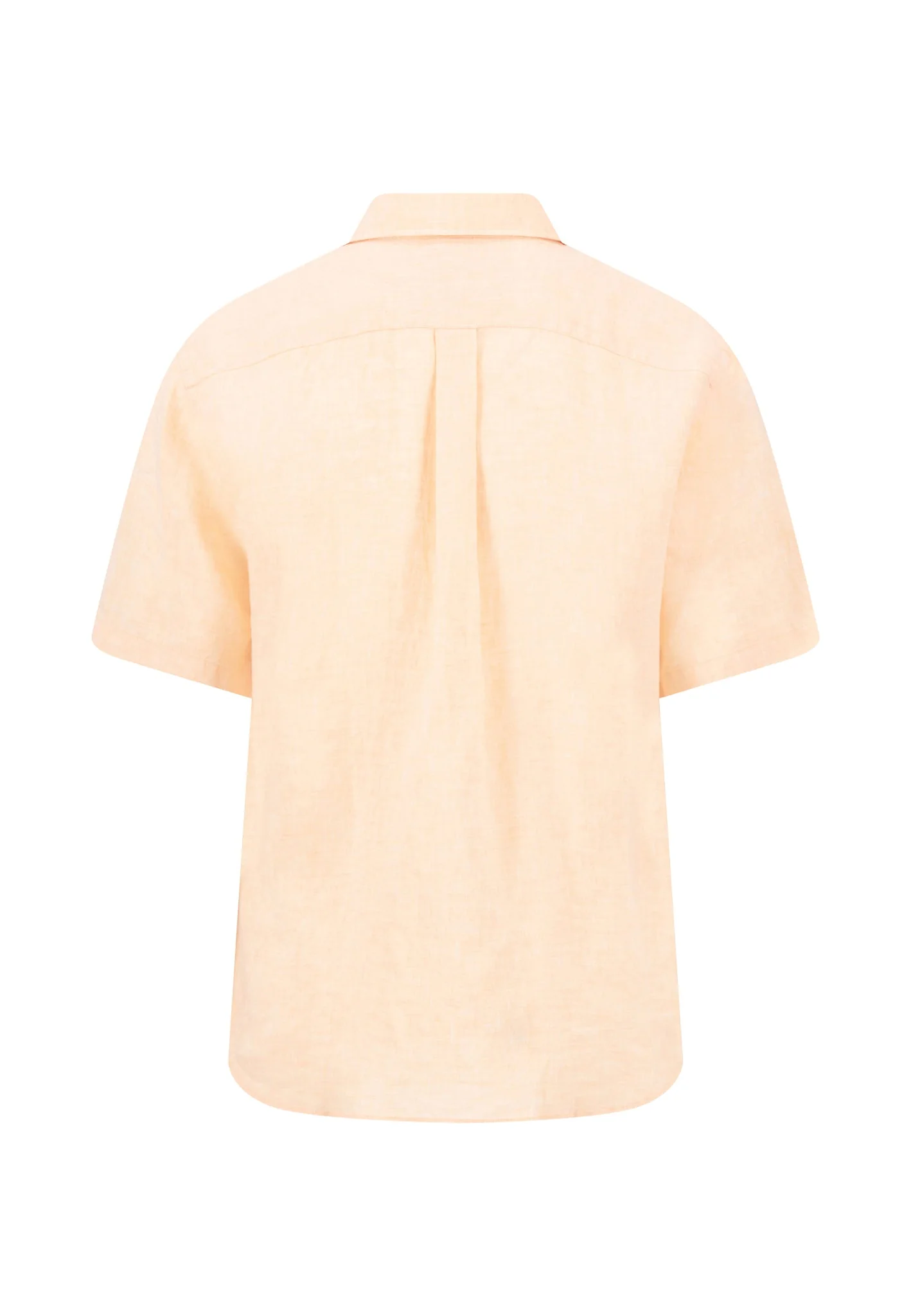 Kurzarmhemd aus Leinen mit Brusttasche und Button-Down-Kragen - Image 10