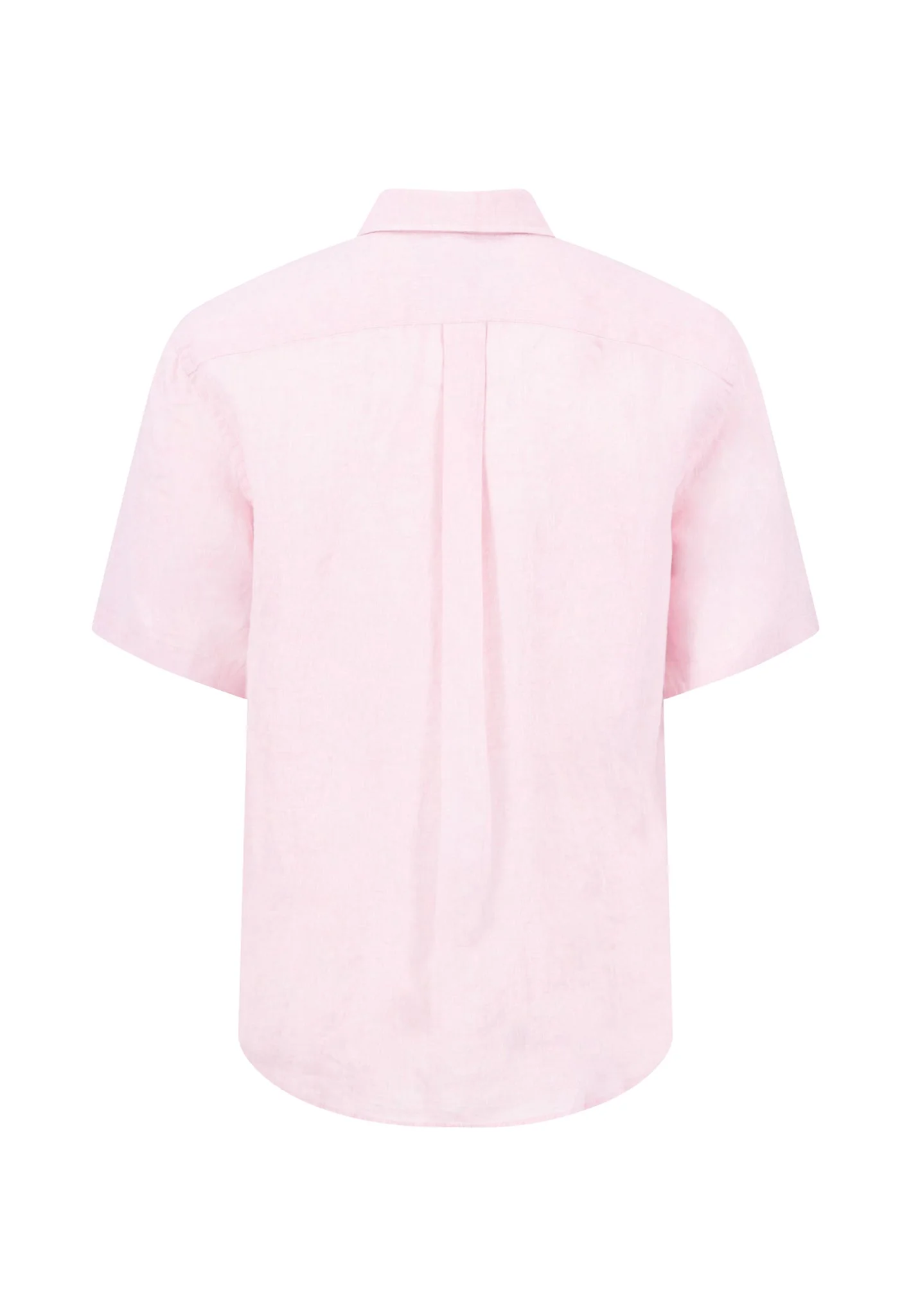 Kurzarmhemd aus Leinen mit Brusttasche und Button-Down-Kragen - Image 20