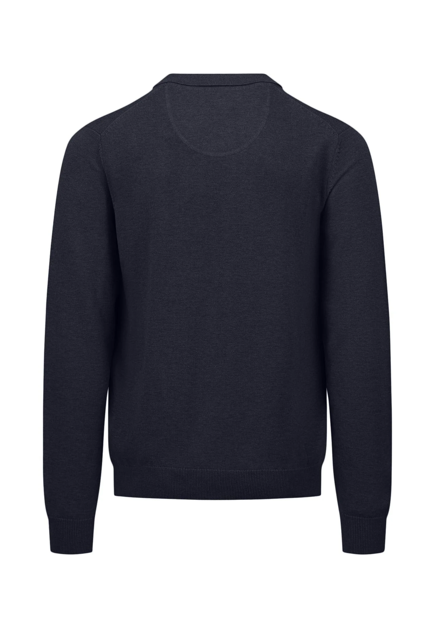 Langarm-Poloshirt aus Baumwolle mit Knopfleiste und Kragen - Image 5