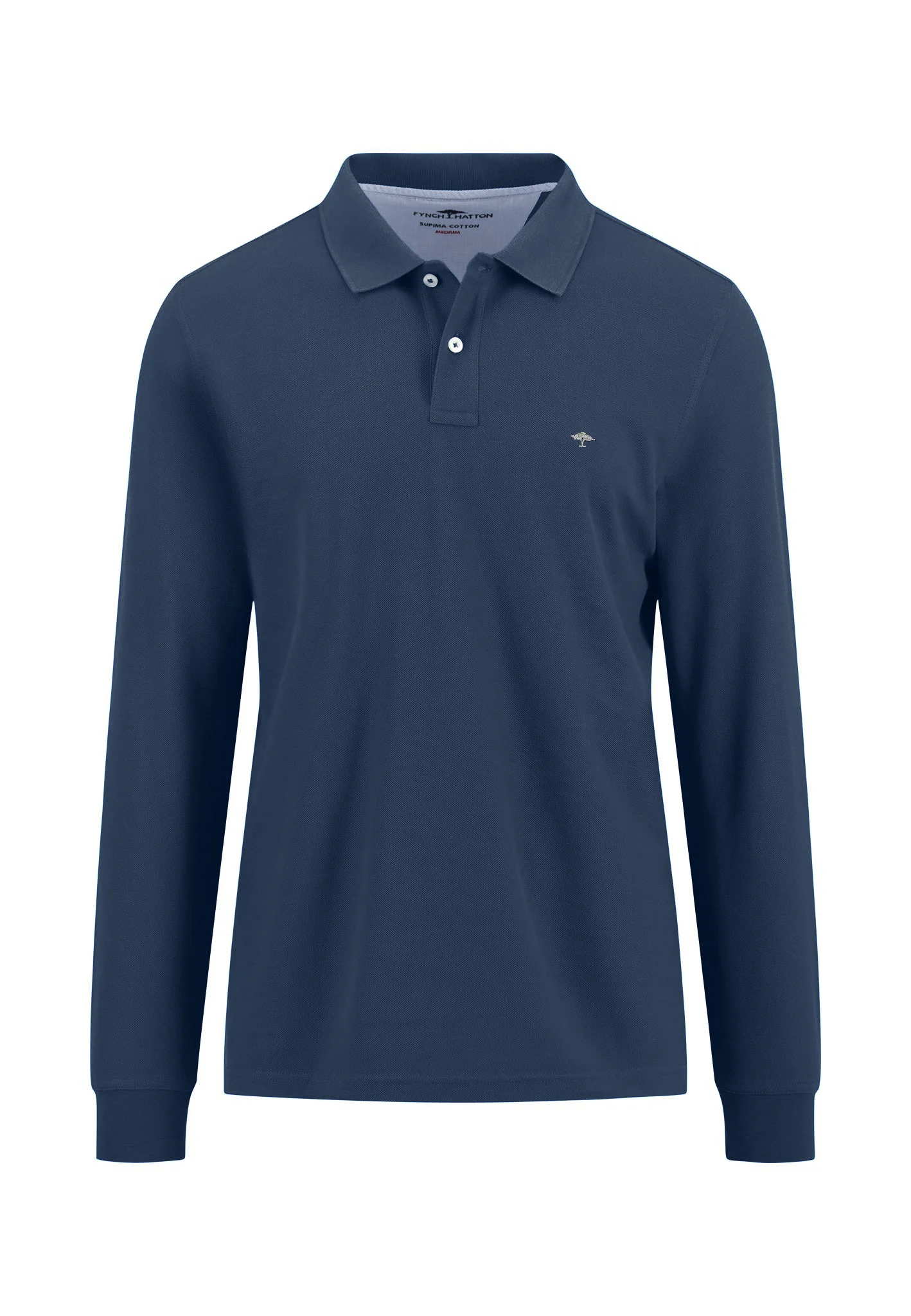 Langarm Poloshirt aus Baumwolle mit Logo Detail - Image 17