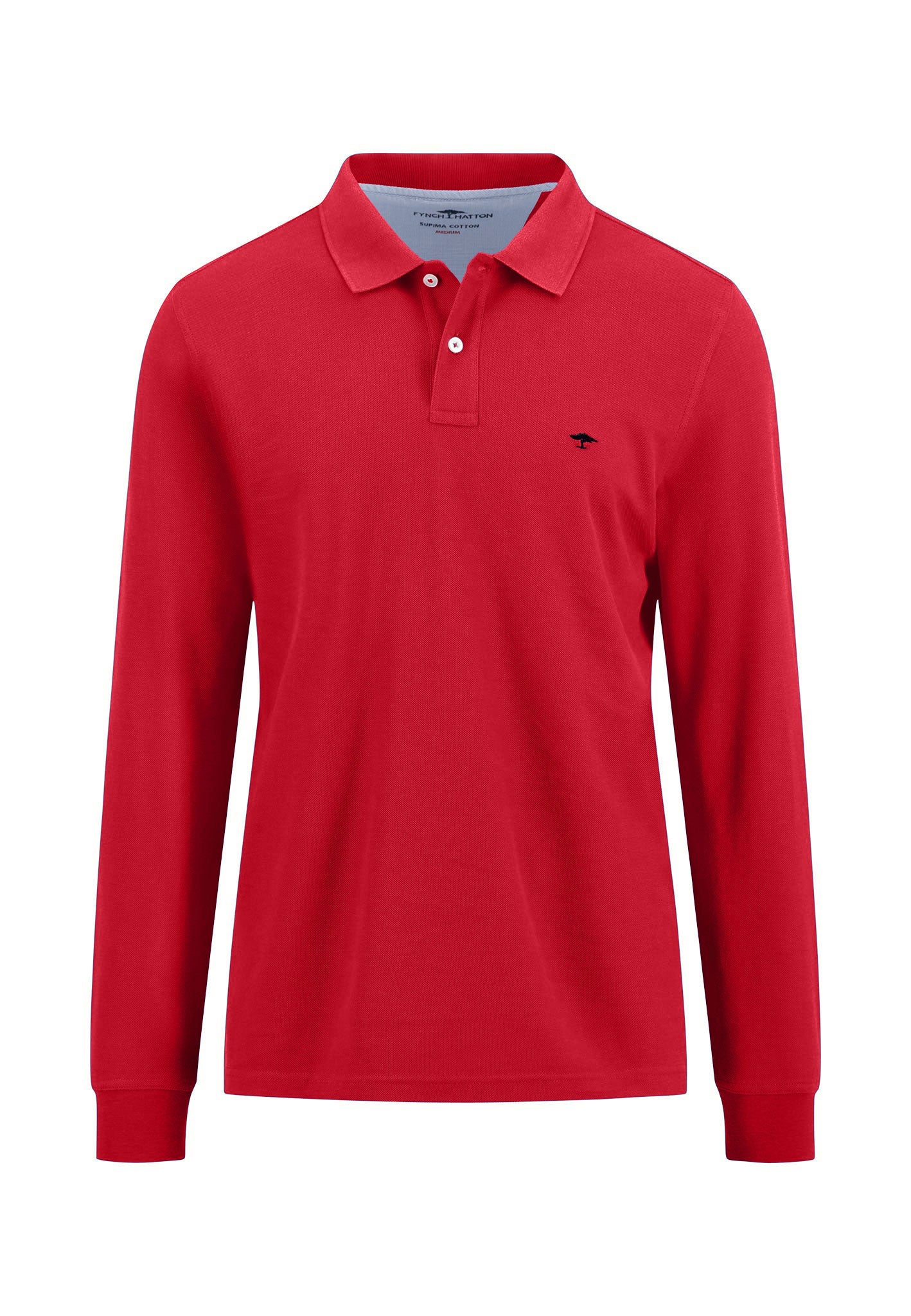 Langarm Poloshirt aus Baumwolle mit Logo Detail - Image 5