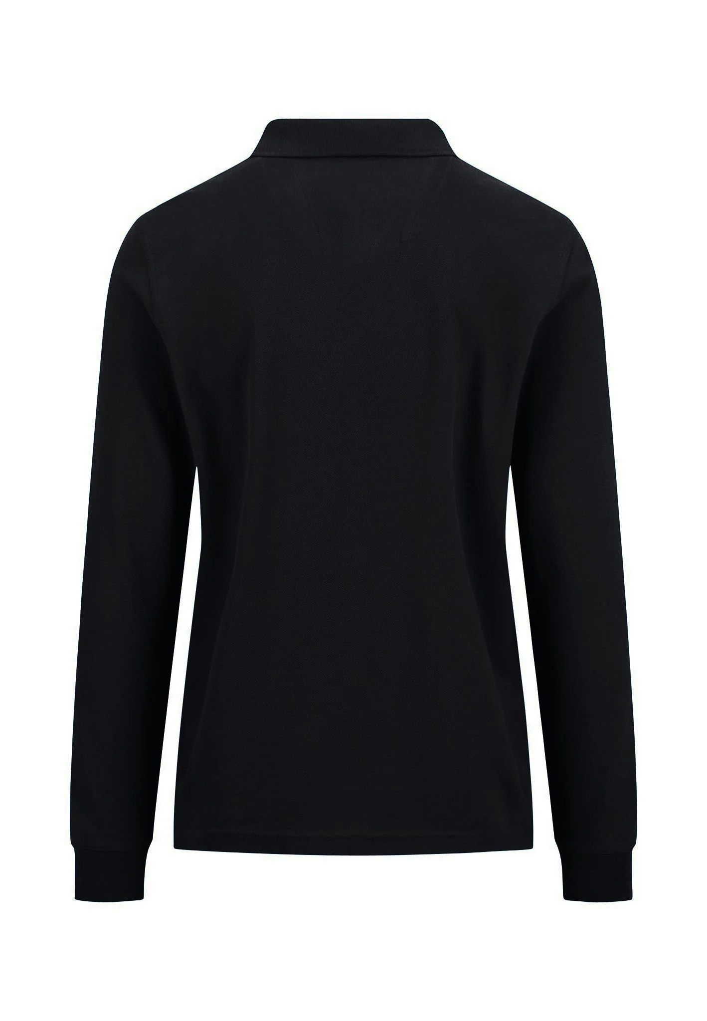 Langarm-Poloshirt aus Baumwolle mit Struktur - Image 7
