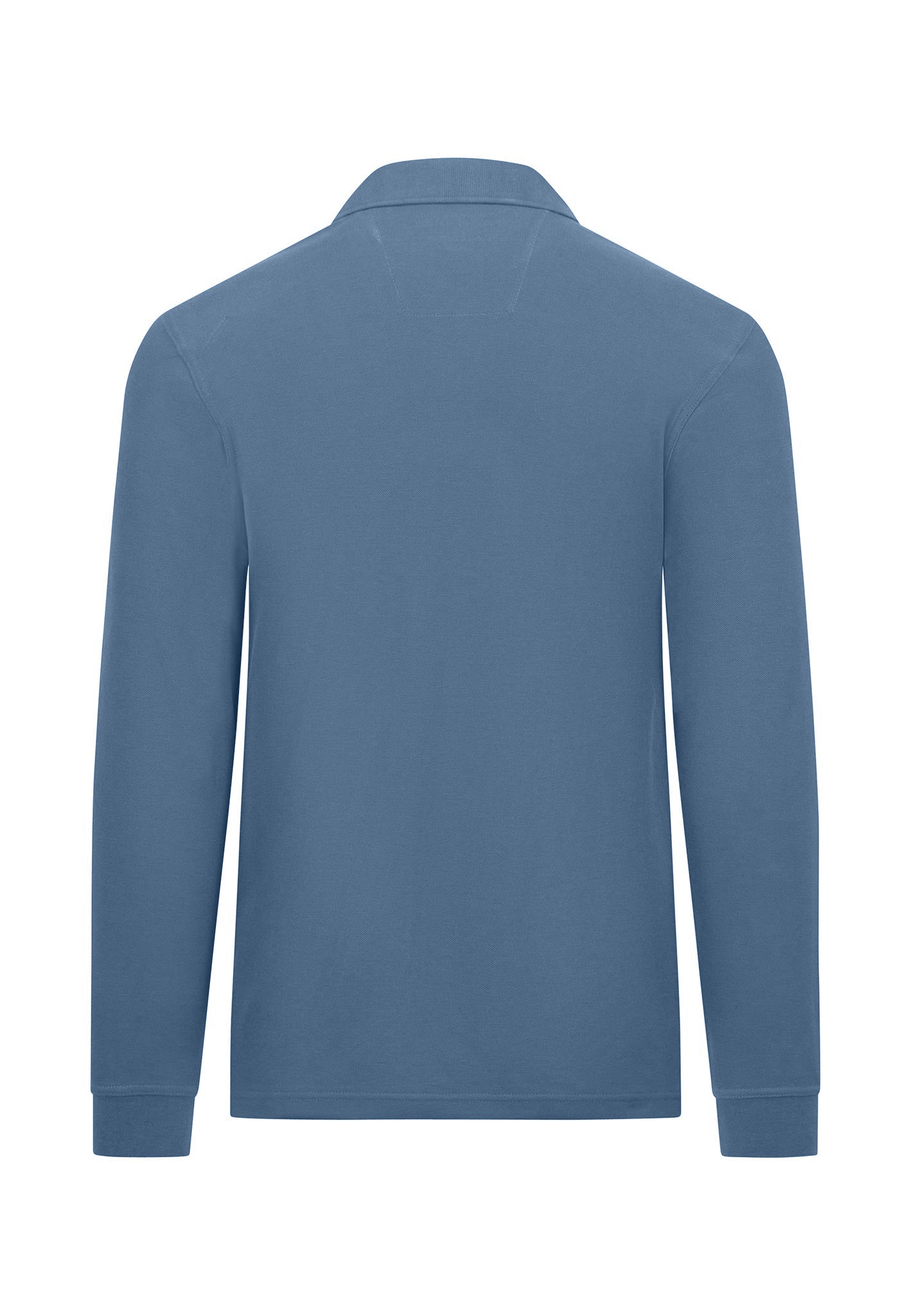 Langarm Poloshirt aus reiner Baumwolle mit Polokragen - Image 12