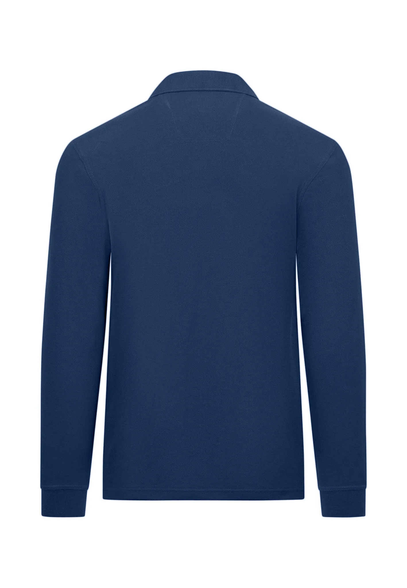 Langarm Poloshirt aus reiner Baumwolle mit Polokragen - Image 14