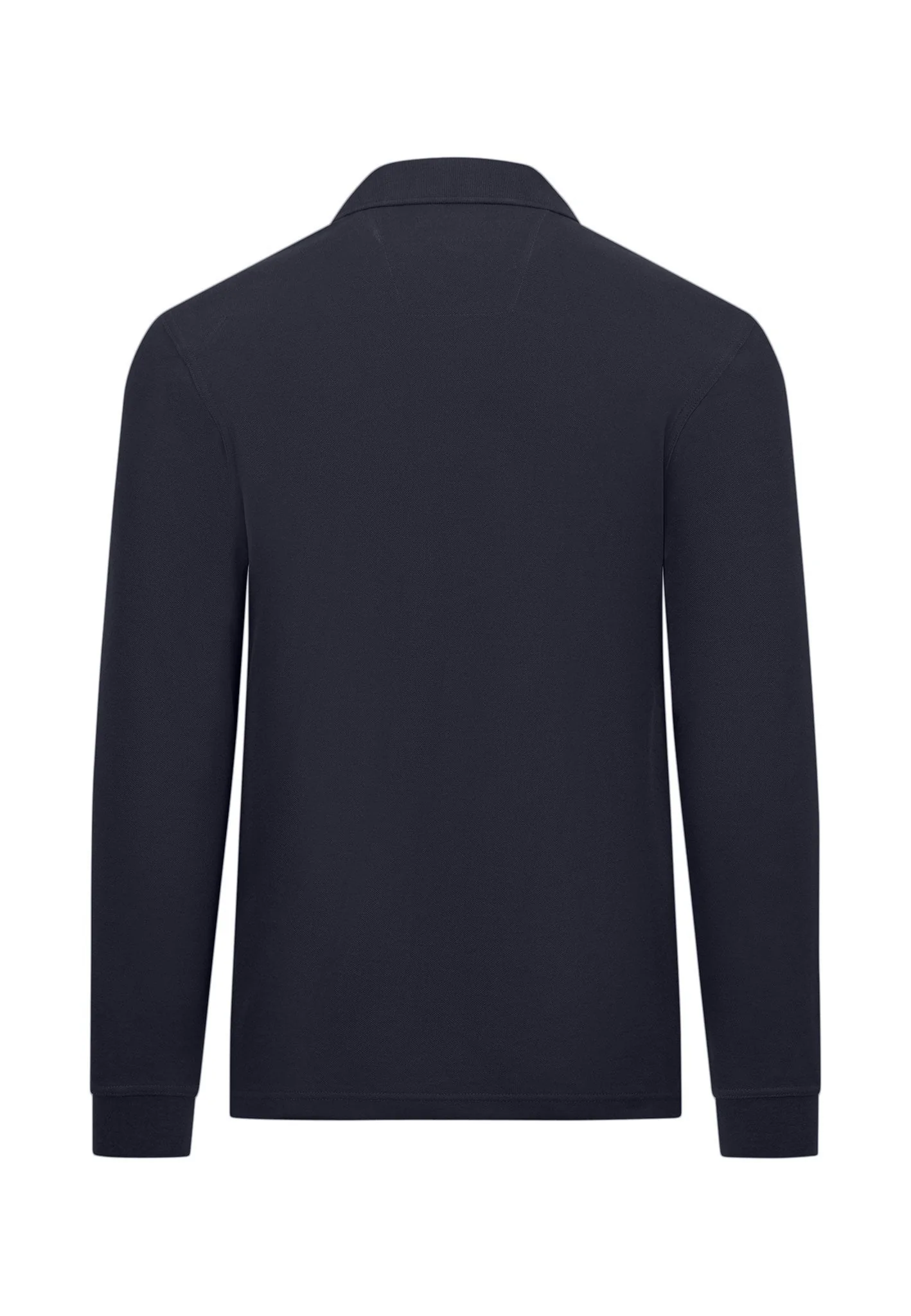 Langarm Poloshirt aus reiner Baumwolle mit Polokragen - Image 2